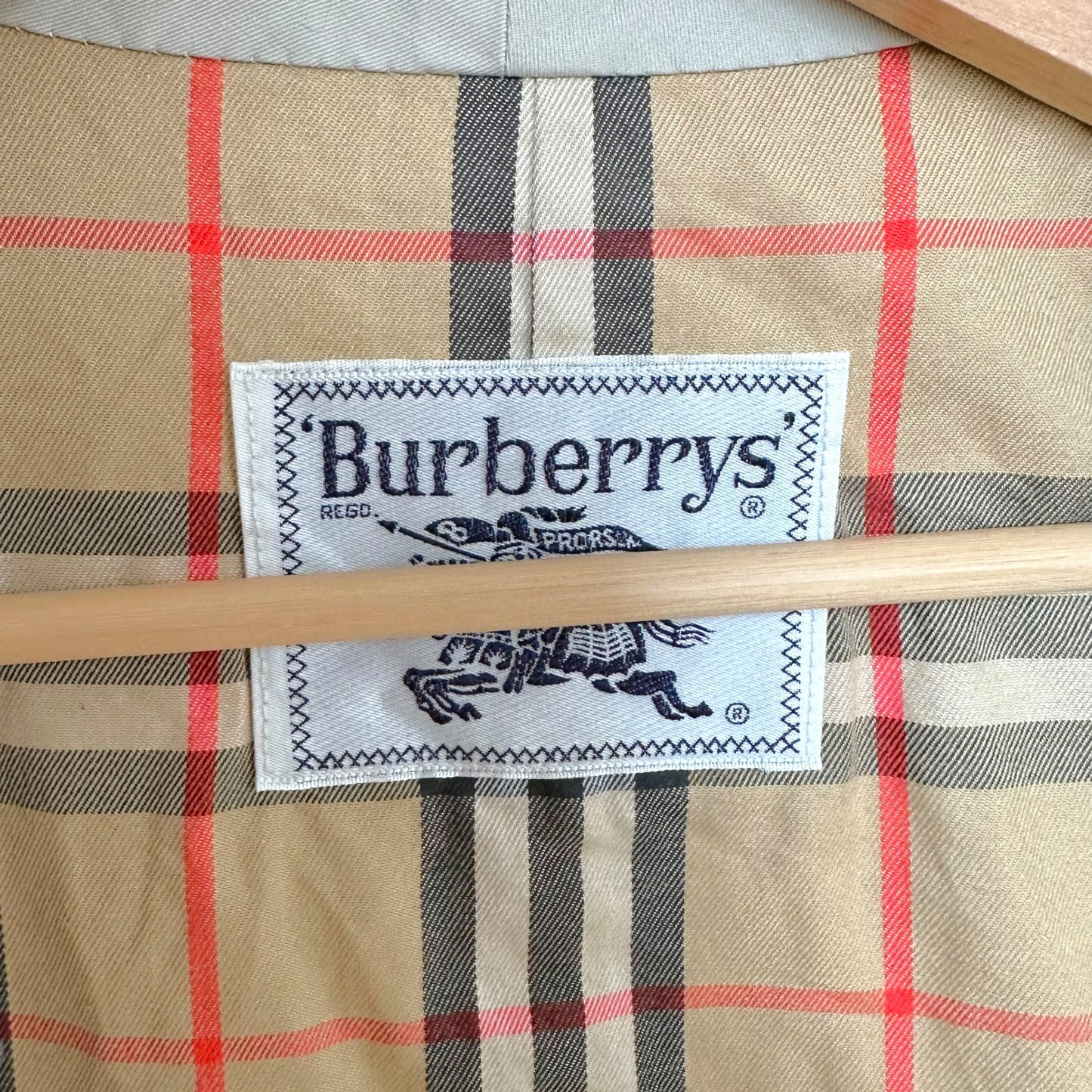 Burberry Classic Trench Coat Light Beige 90's Vintage XXS
