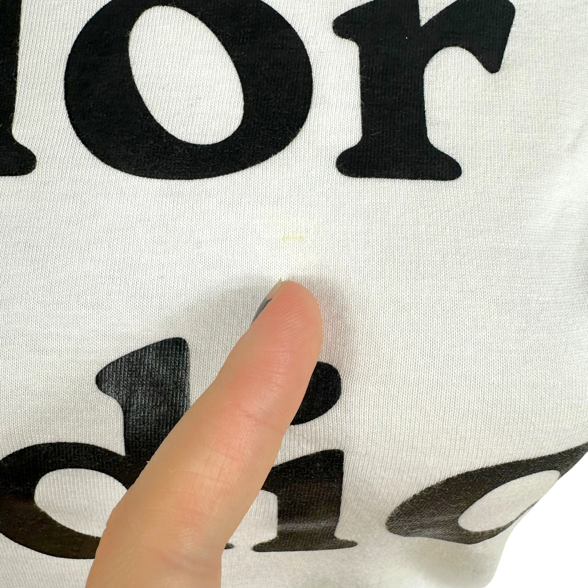 Christian Dior Black White Graphic T-Shirt