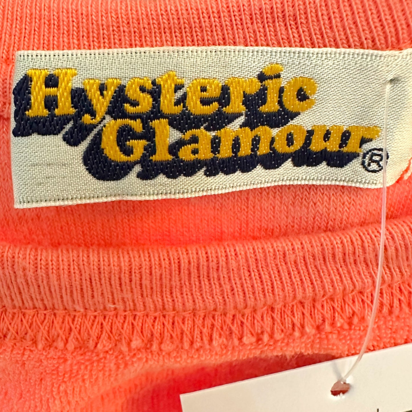 Hysteric Glamour Orange & Blue Evil Woman Graphic Terrycloth Tank