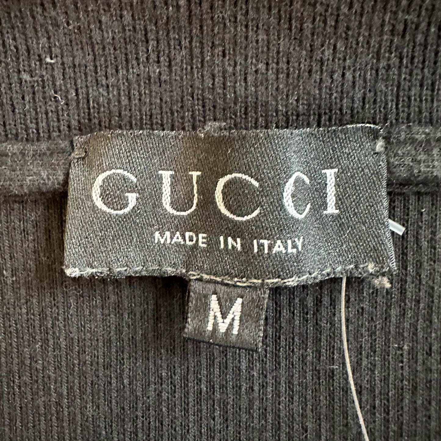 Gucci S/S 1997 Black Polo T-shirt - Outfit Repeater