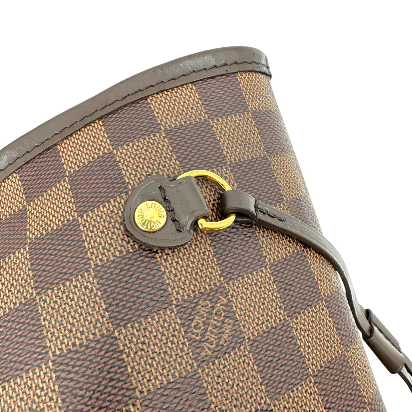 Louis Vuitton Damier Ebene Neverfull Tote Bag
