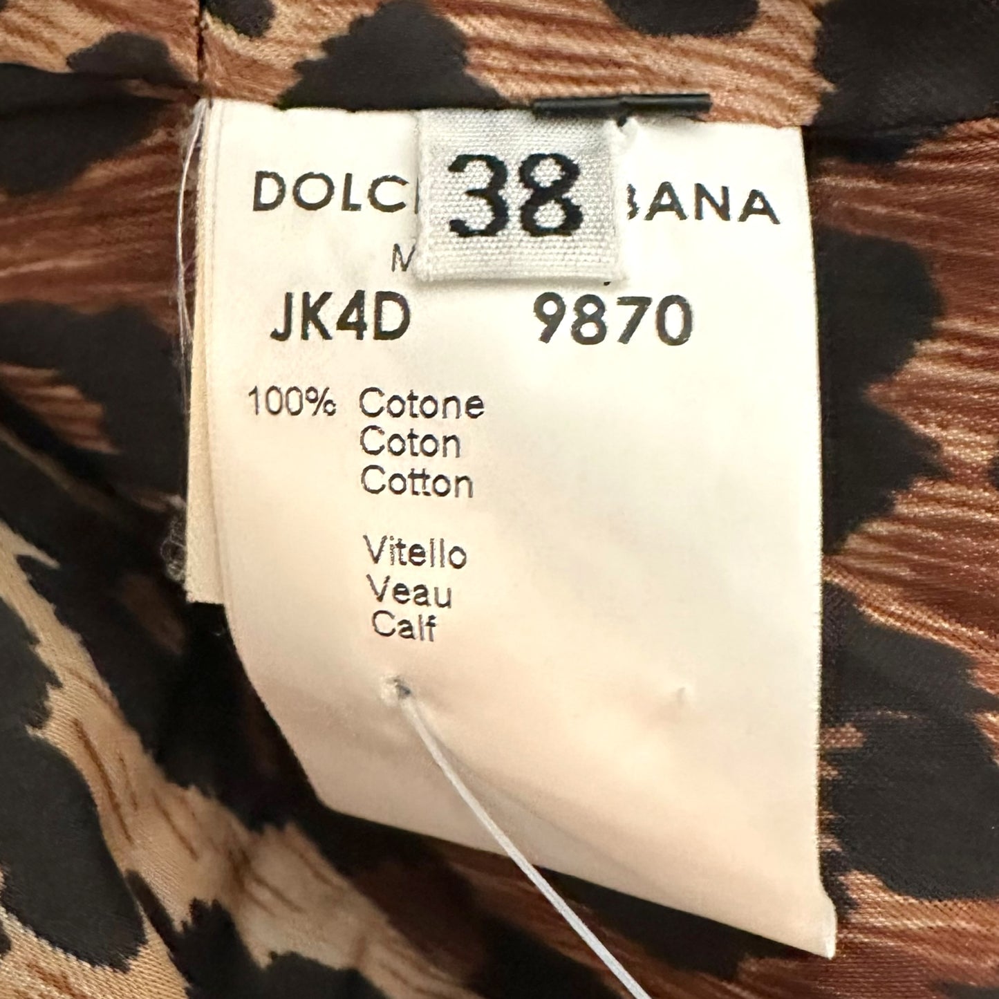 Dolce & Gabbana Distressed Denim & Suede Cropped Jacket