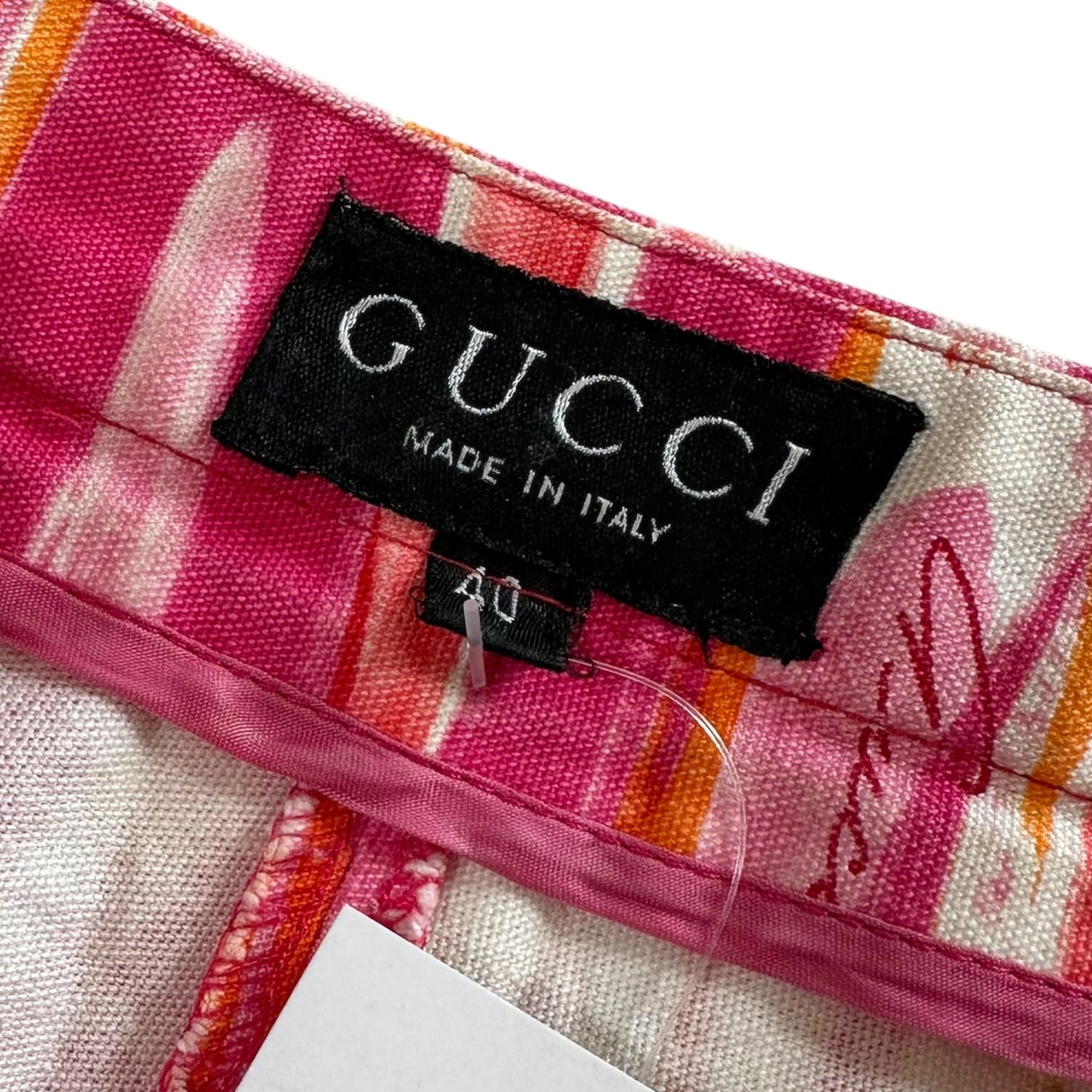 Gucci by Tom Ford S/S 1996 Pink Striped Pants