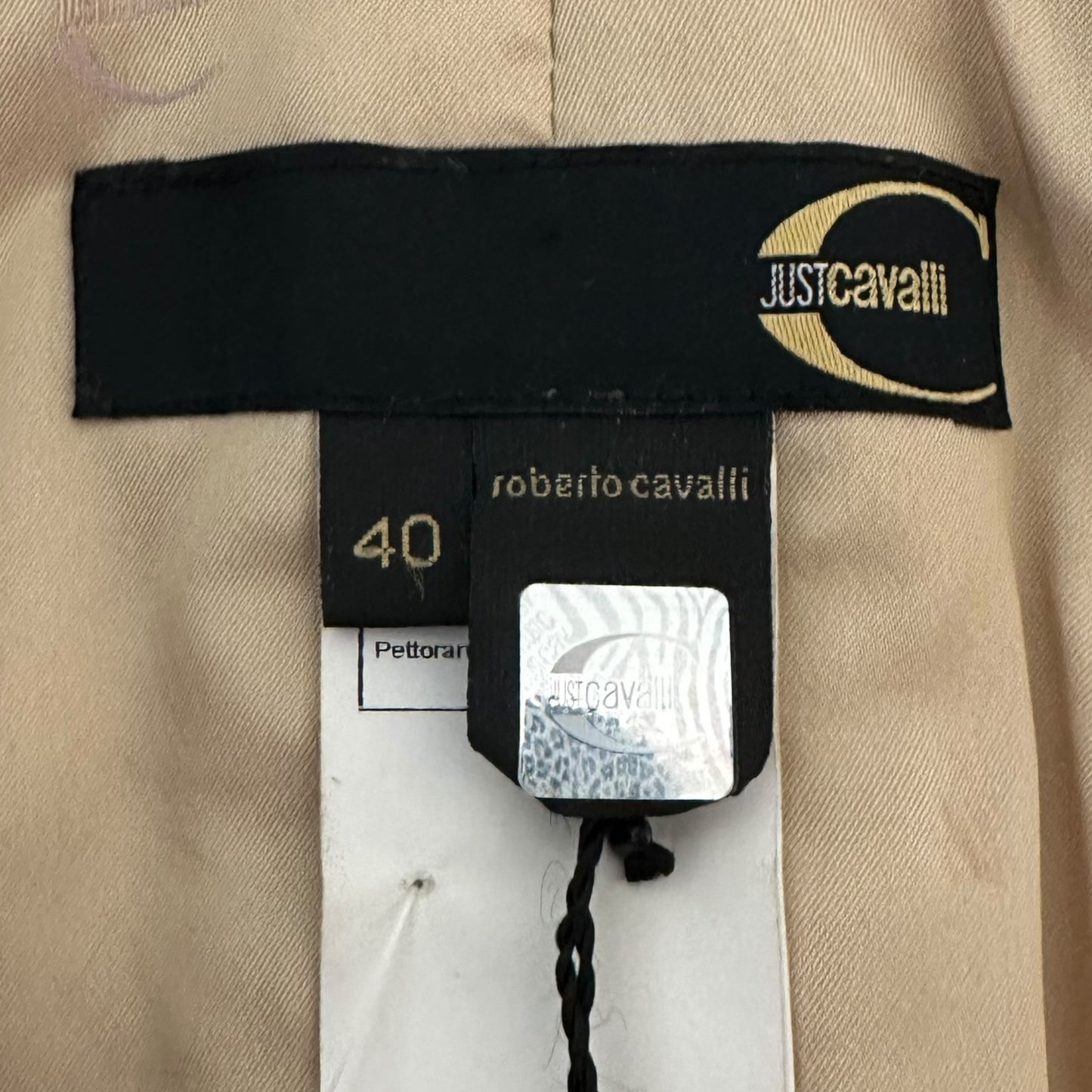 Just Cavalli by Roberto Cavalli Pink Embroidered Leather Moto Jacket NWT