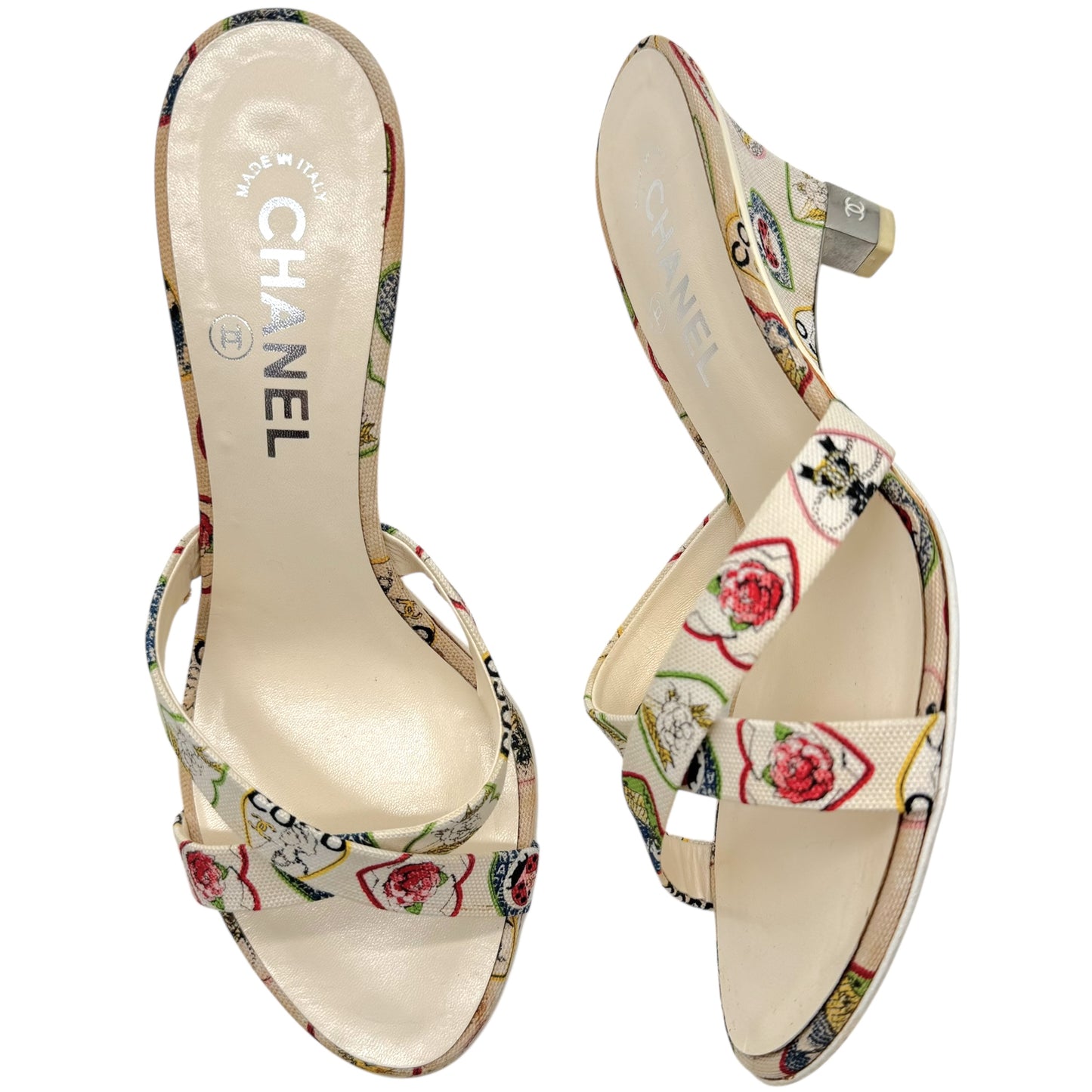 Chanel 2006 Valentine Mule Sandals