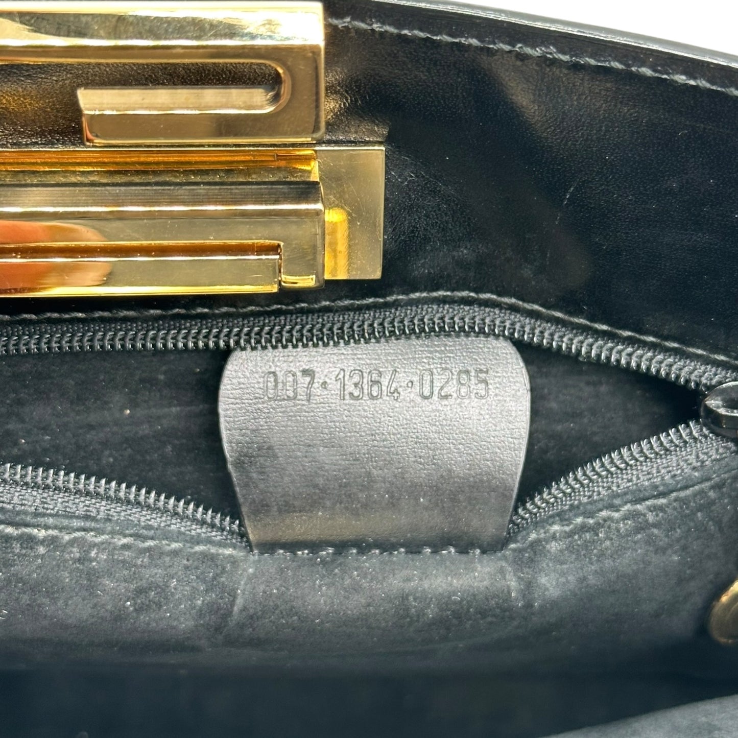 Gucci by Tom Ford Black Suede G Top Handle Bag