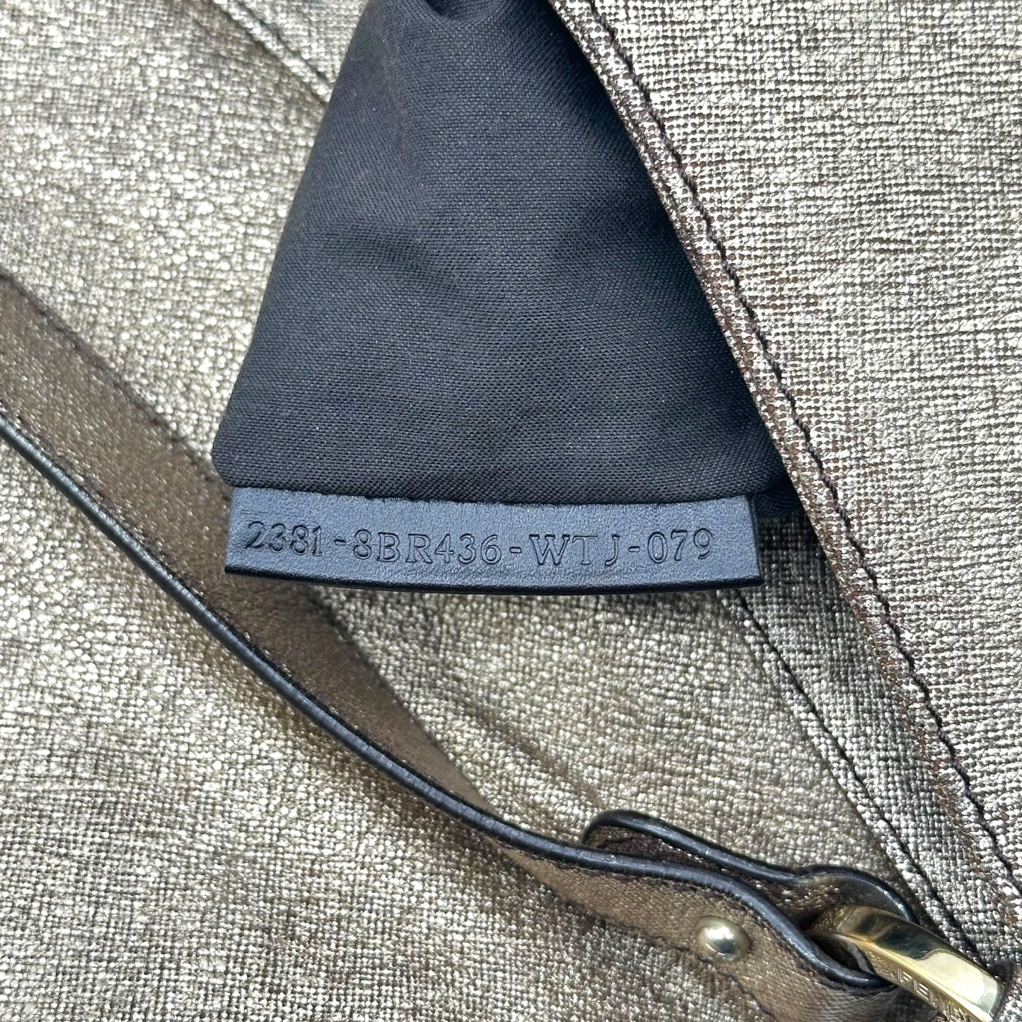 Fendi Gold Leather Medium Chef Bag
