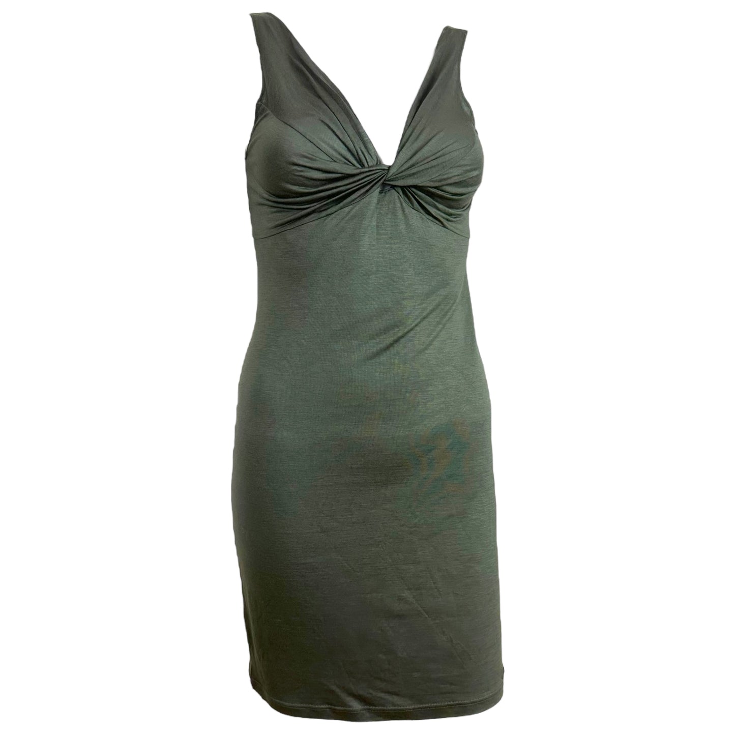 Christian Dior S/S 2005 Khaki Green Mini Dress