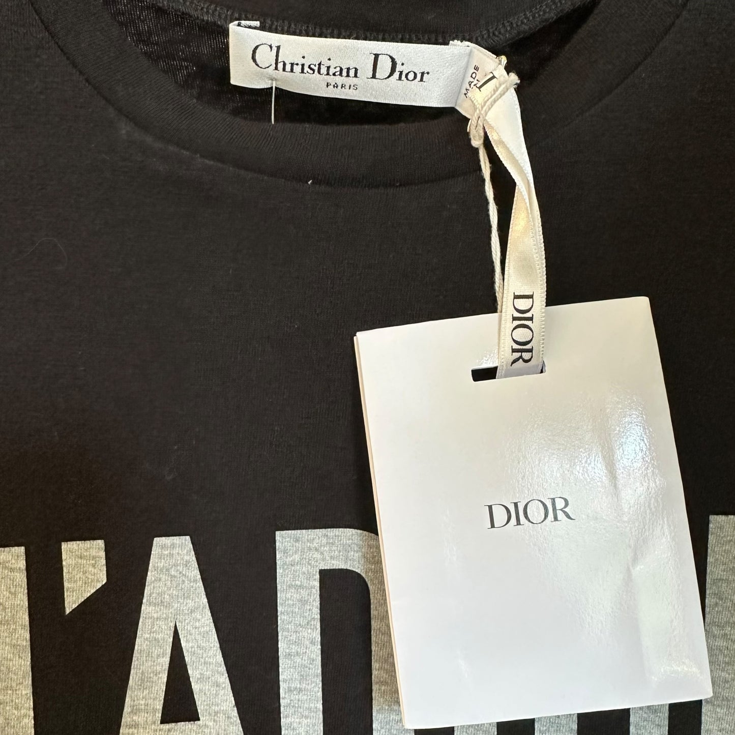 Christian Dior Black & White J'Adior Graphic T-Shirt NEW (Current)