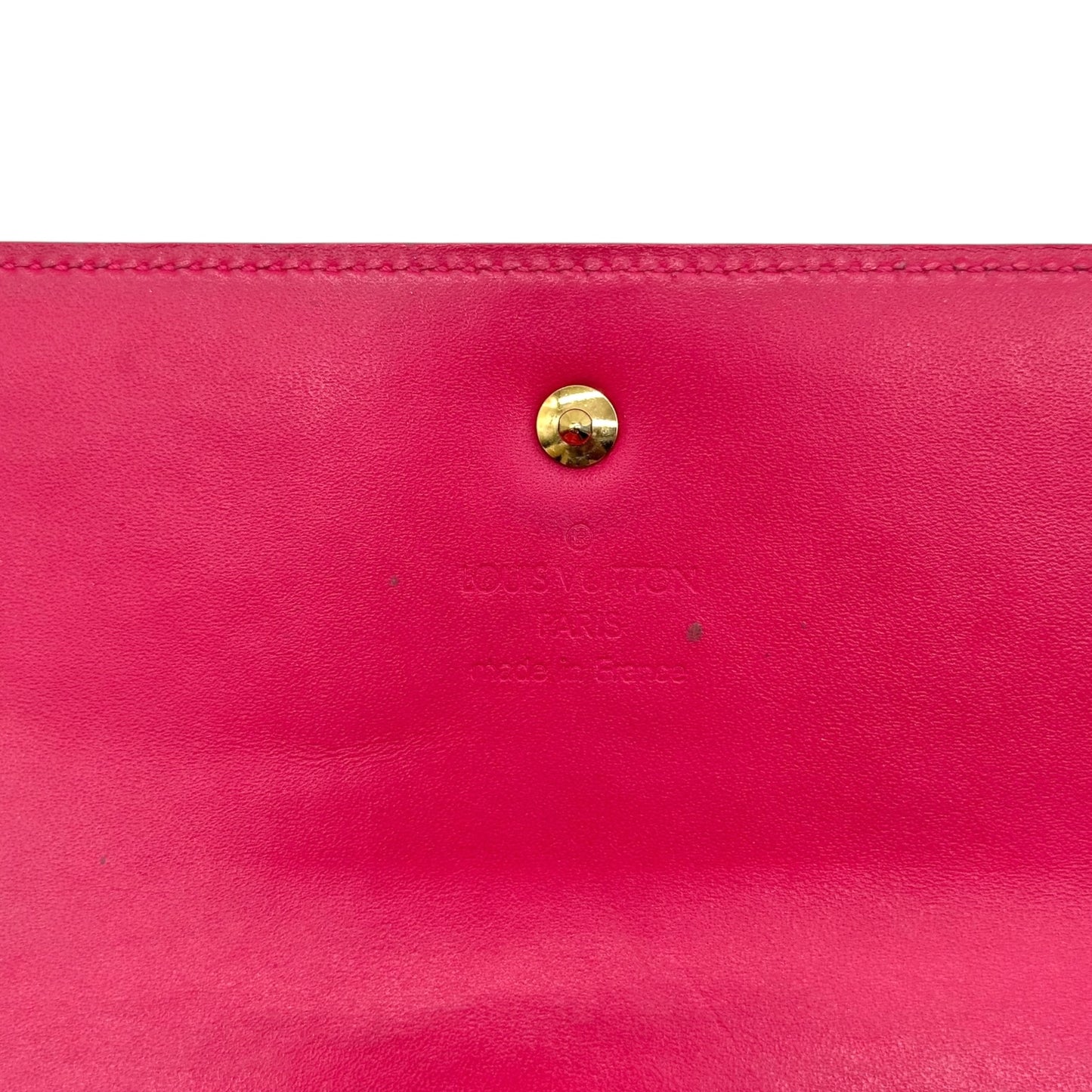 Louis Vuitton Hot Pink Vernis Monogram Long Wallet - Outfit Repeater