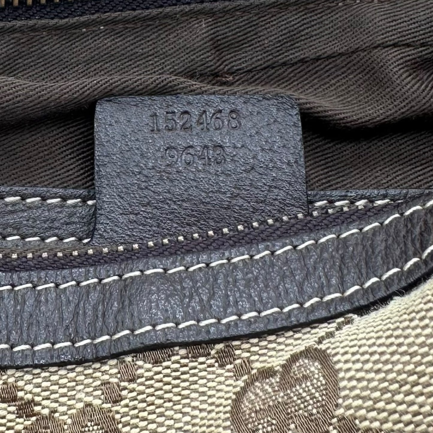 Gucci Tan Monogram Canvas Crescent Shoulder Bag - Outfit Repeater