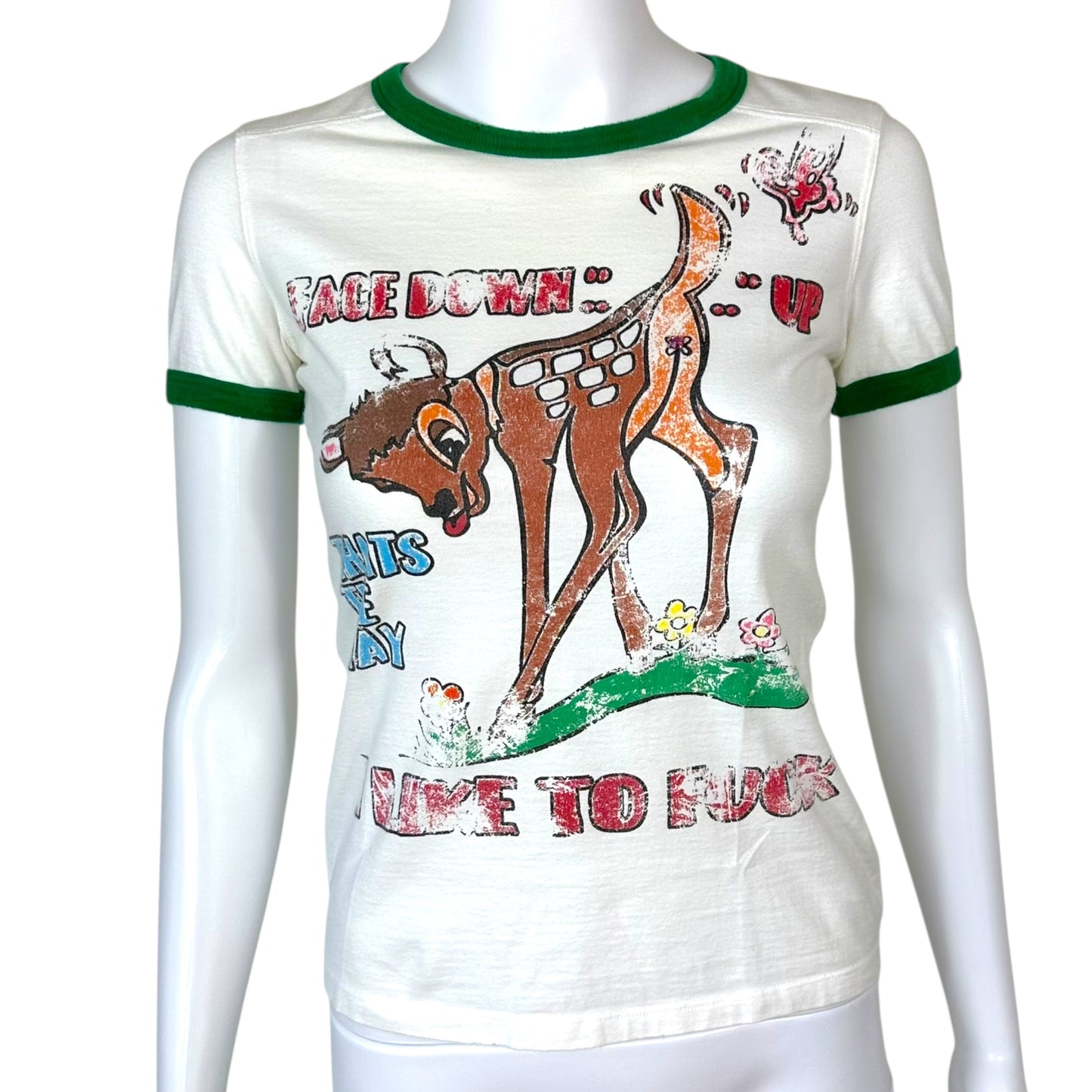 Dsquared2 'Face Down A** Up' Graphic T-Shirt