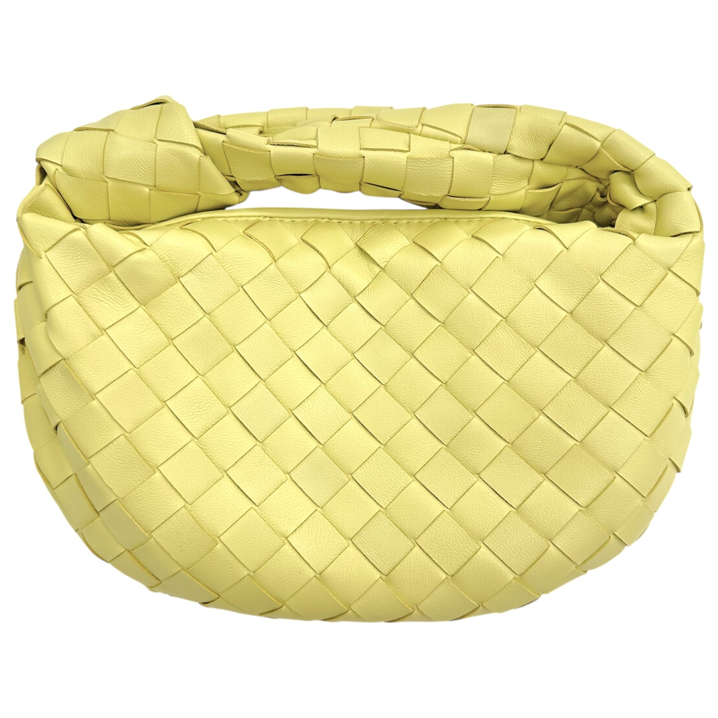 Bottega Veneta Mini Jodie Bag in 'Ice Cream' Butter Yellow - Outfit Repeater