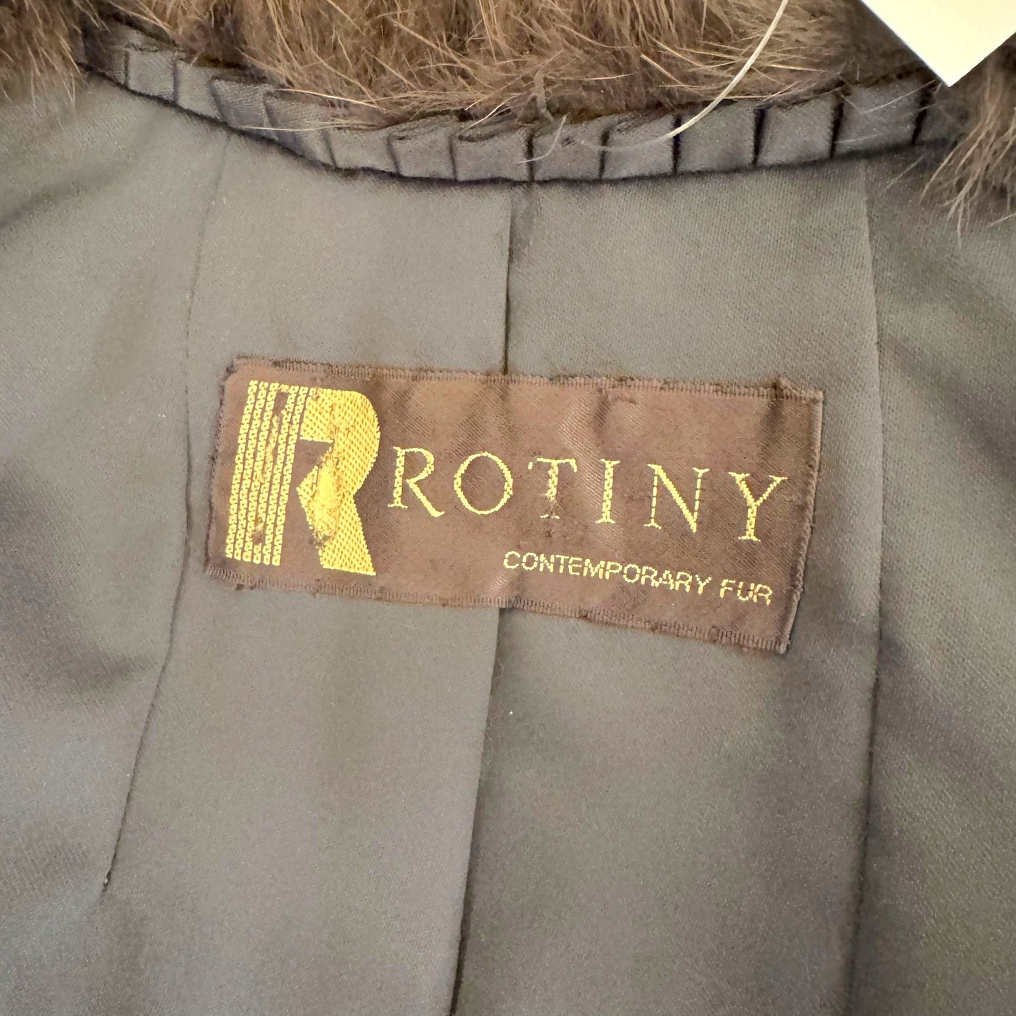 Vintage Rotiny Russian Blue Dyed Fox Fur Coat - Outfit Repeater