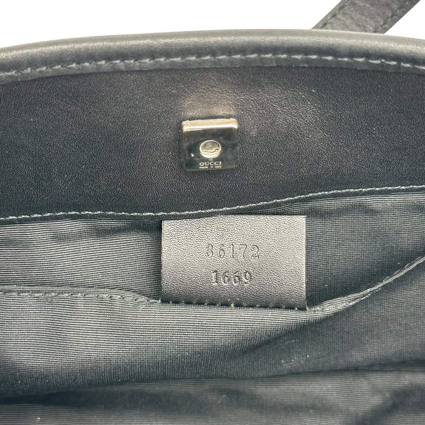 Gucci Gray Denim Monogram East West Mini Tote Bag