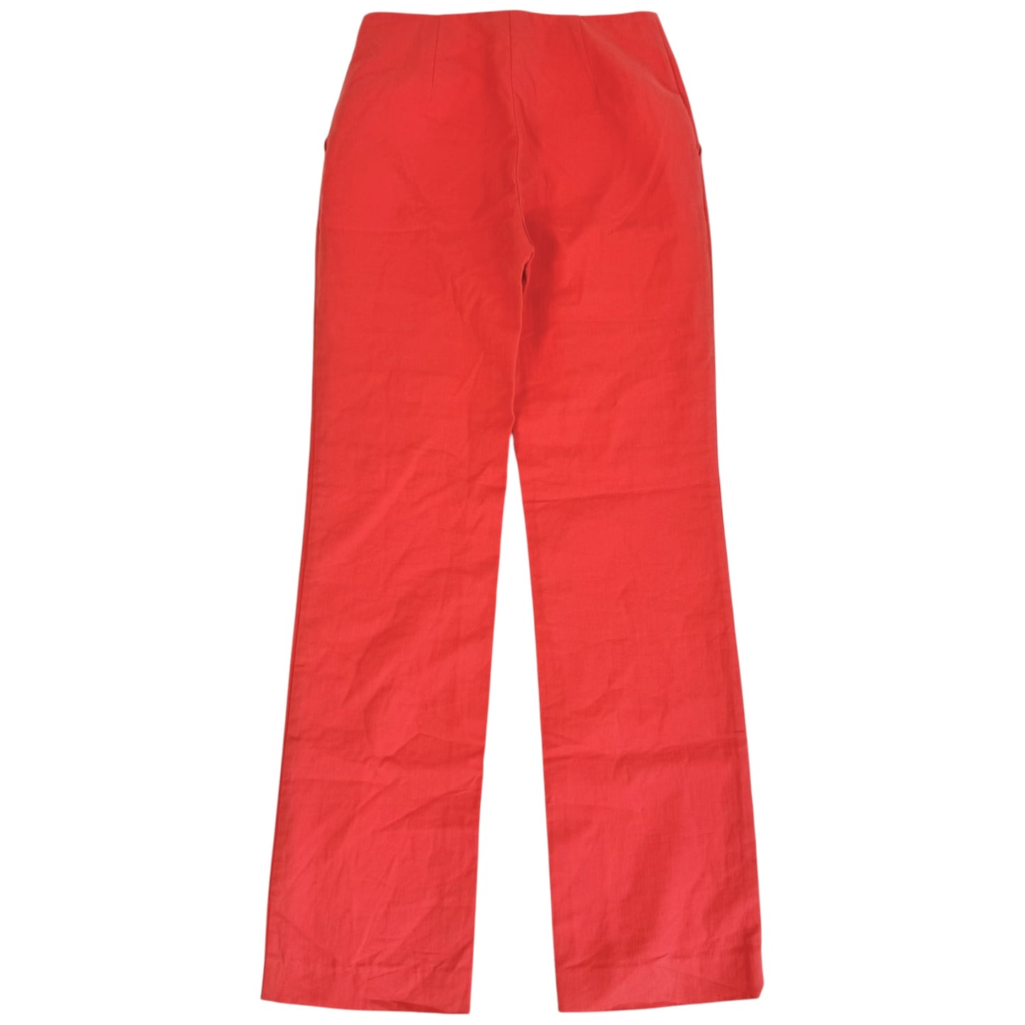 Versace Coral & Neon Orange Sequin & Beaded Embellished Pants