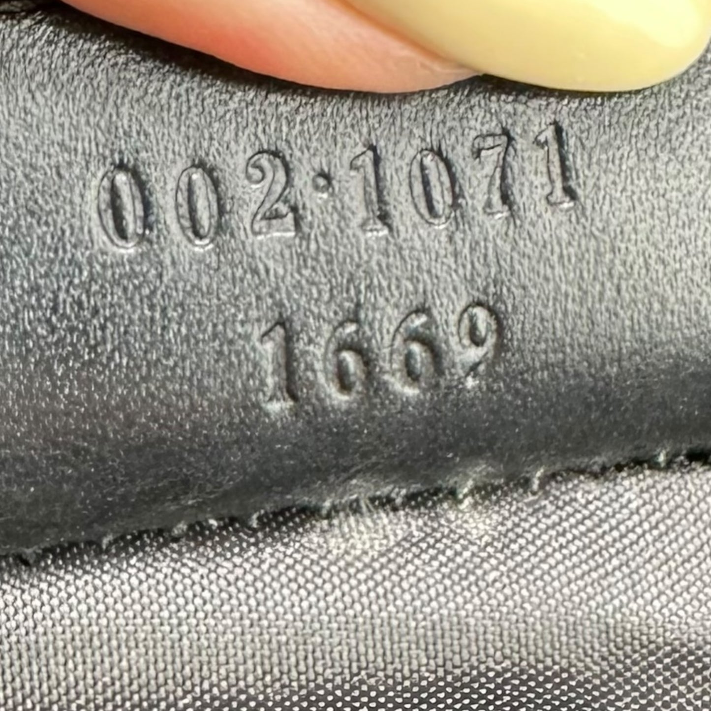 Gucci Black Monogram Canvas Bowler Bag