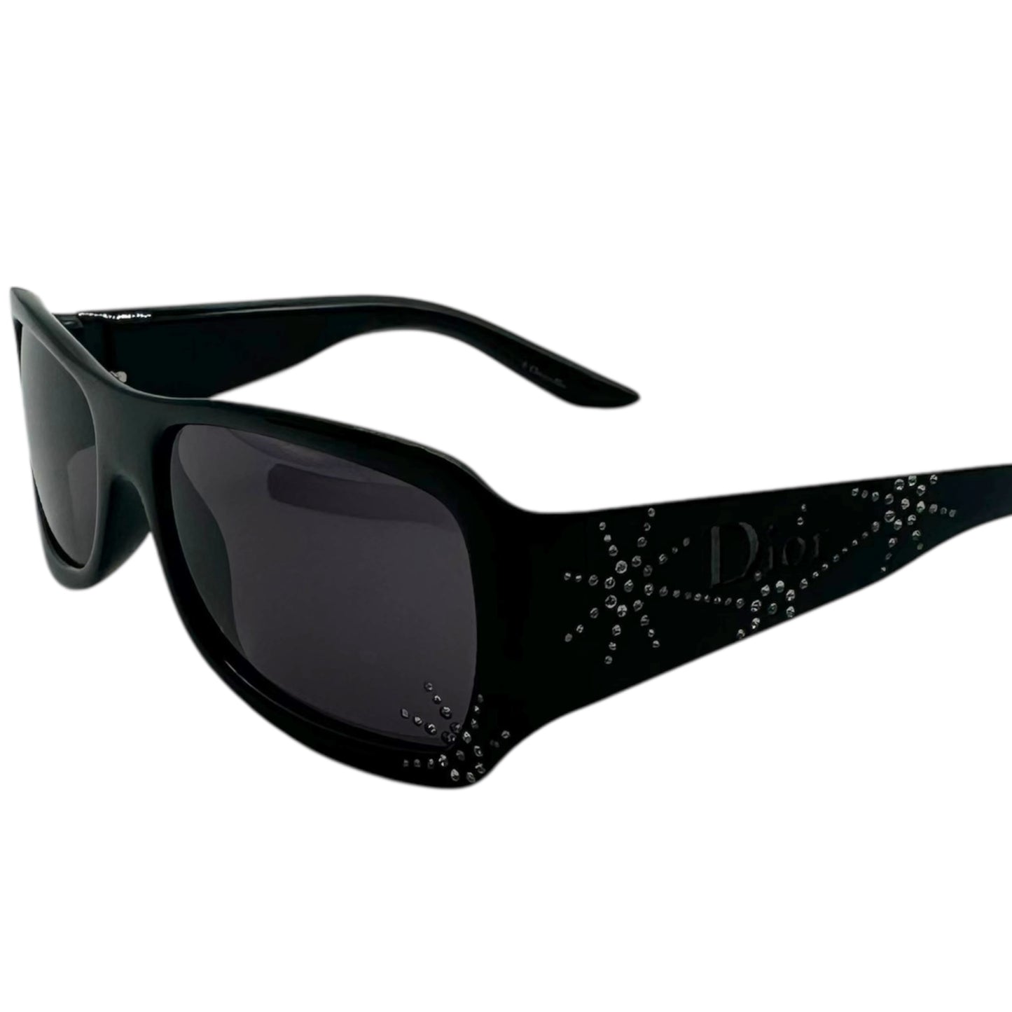 Christian Dior Spidior2 Black Crystal Sunglasses