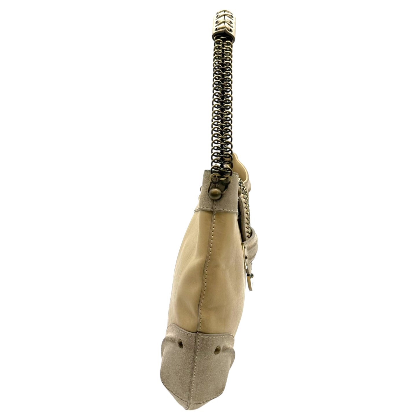 Christian Dior Jeanne Ivory Leather Hobo Shoulder Bag