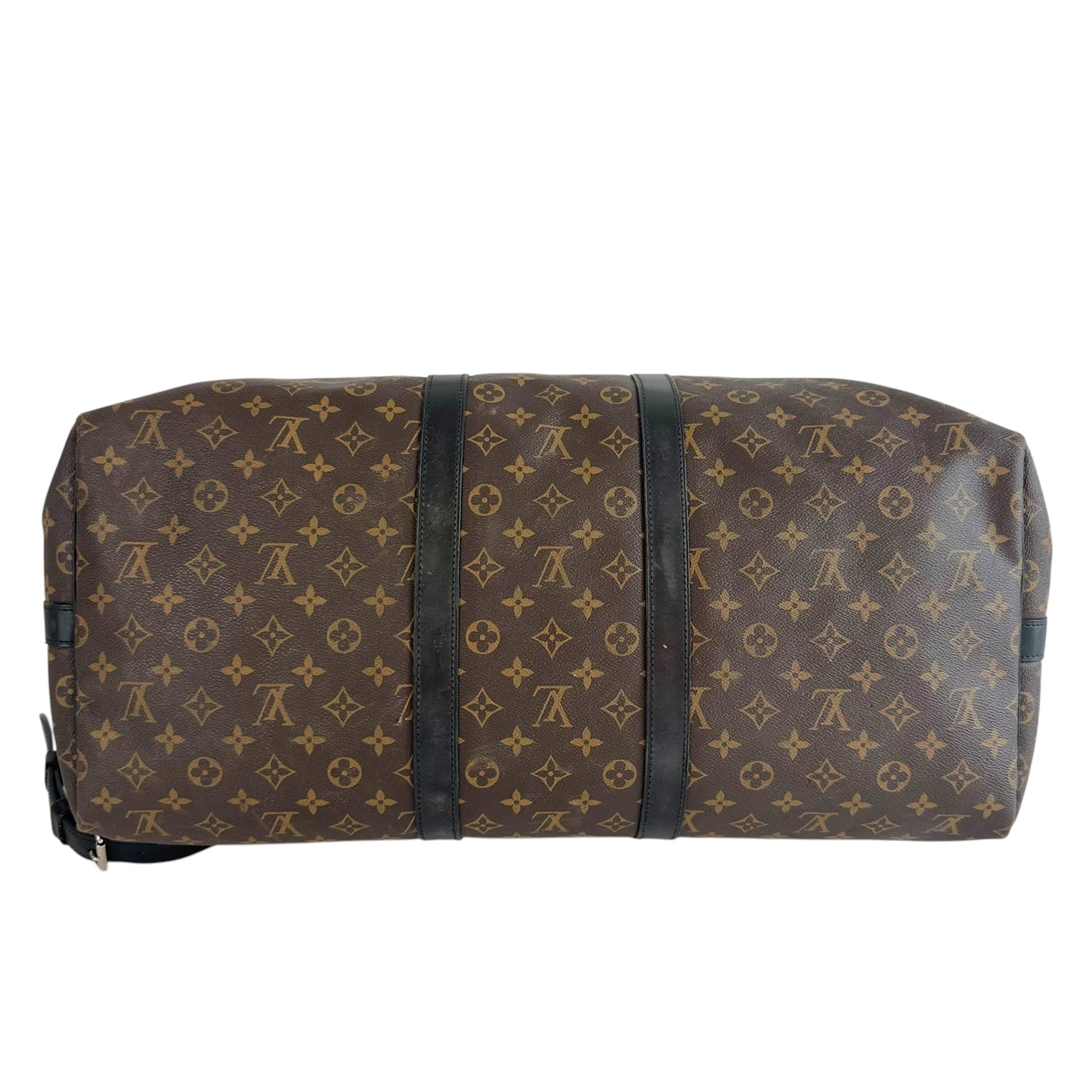 Louis Vuitton Macassar Monogrm Bandouliere 55 Duffle Bag