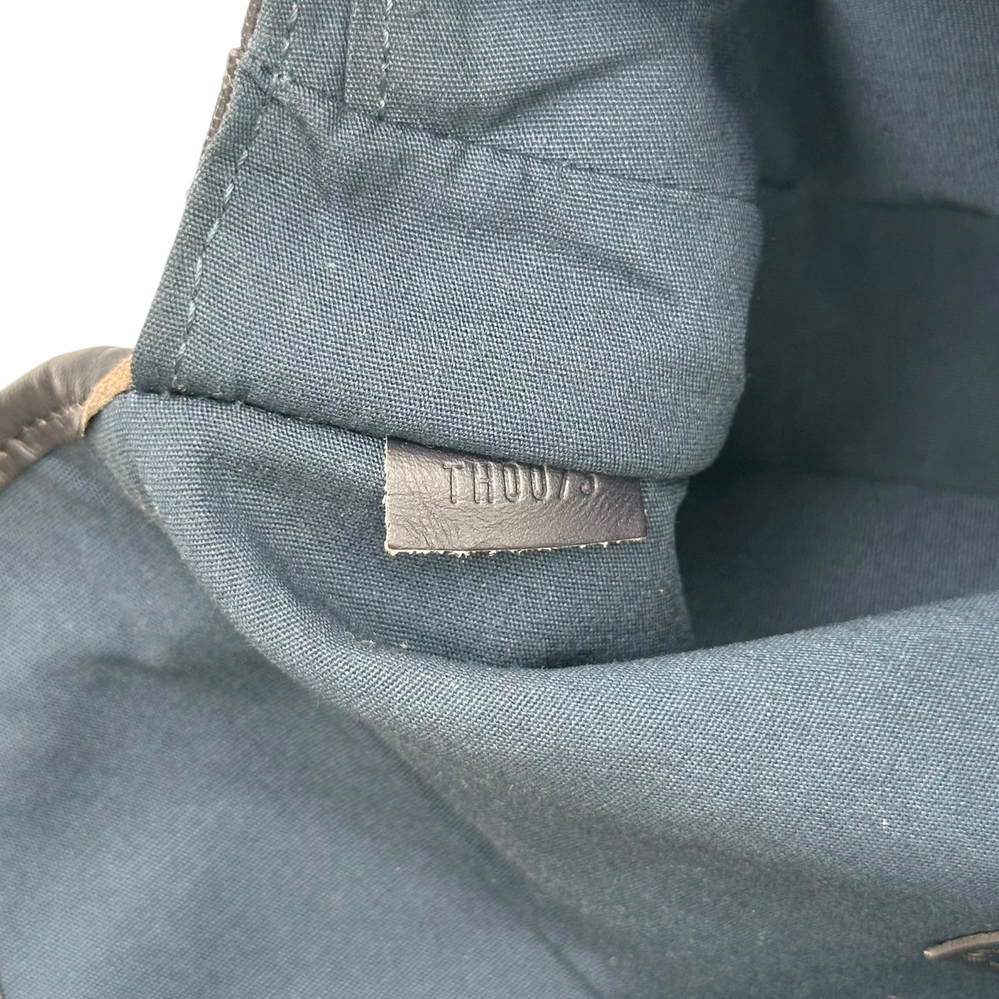 Louis Vuitton Navy Blue Lin Monogram Mini Marjorie Pochette Bag