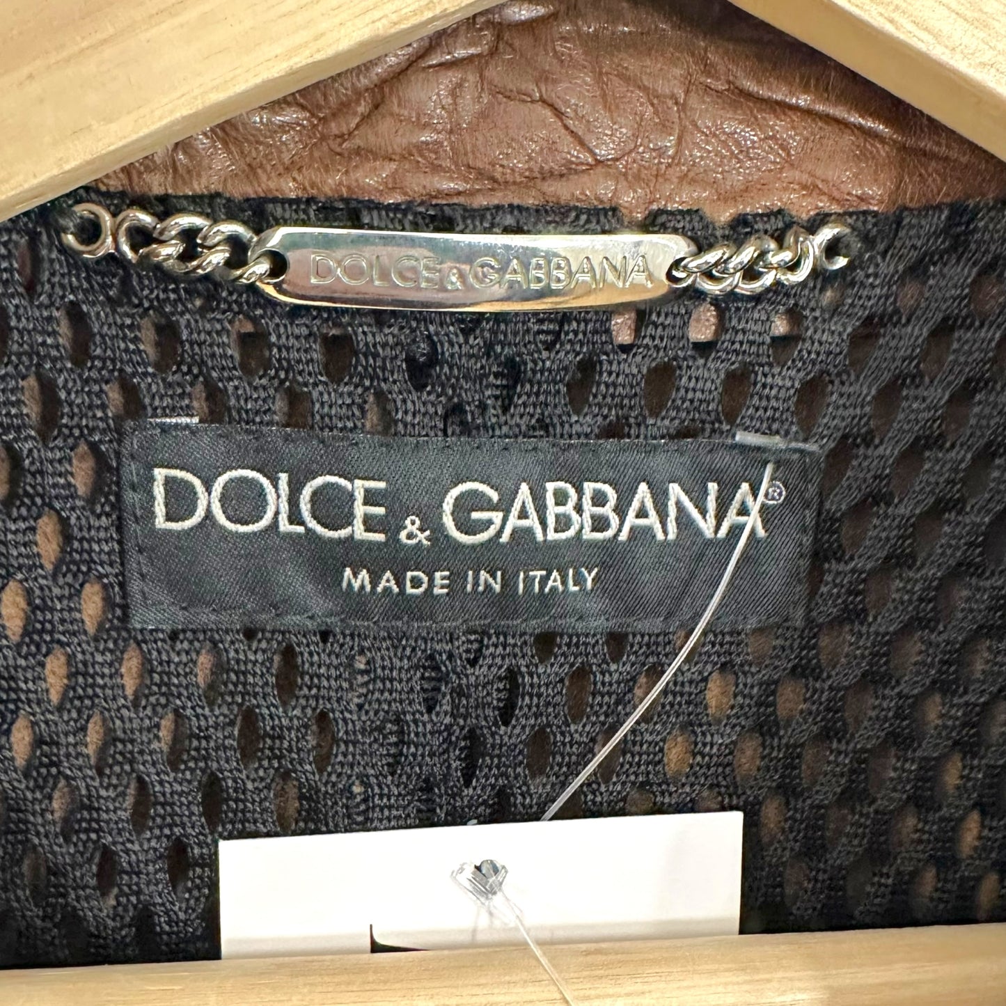 Dolce & Gabbana Brown Multi Zipper Leather Moto Jacket - Outfit Repeater