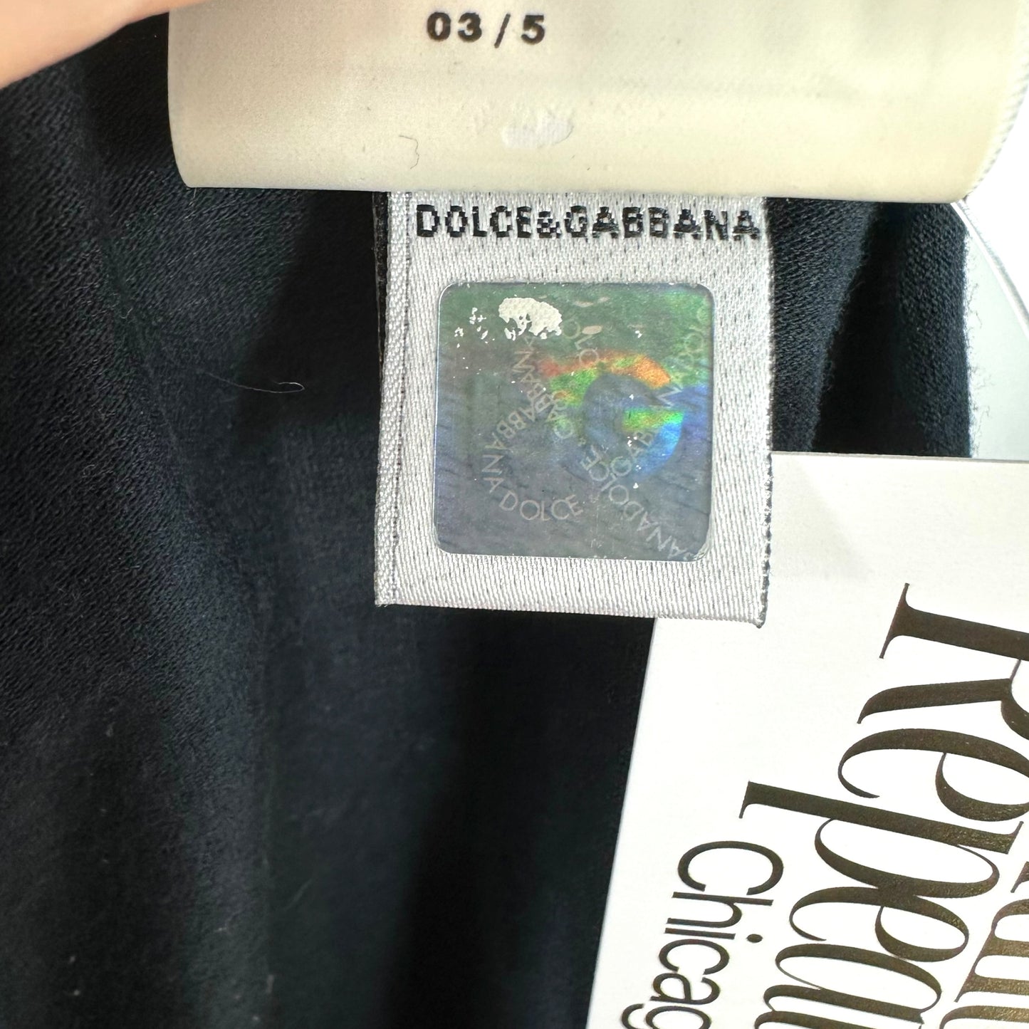 D&G Dolce & Gabbana F/W 2003 Marie Antoinette Black Graphic Tank