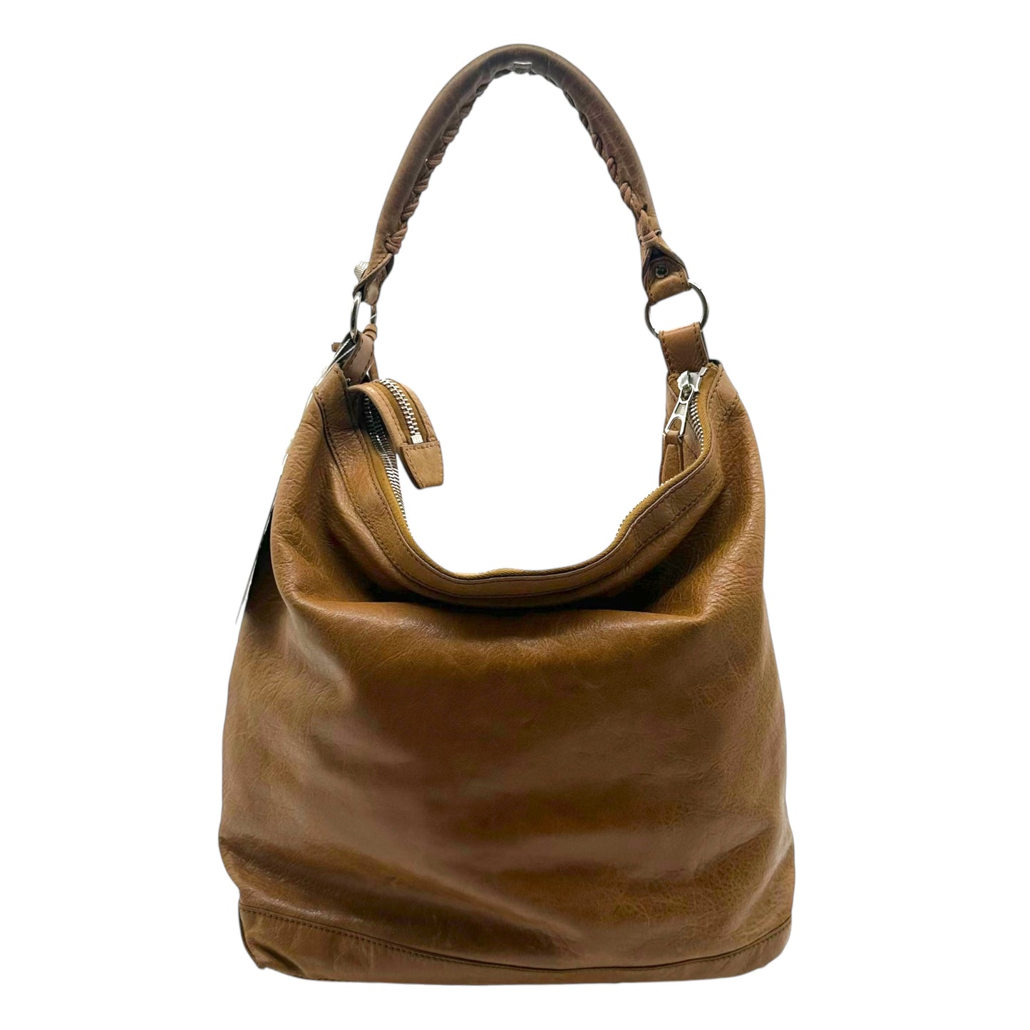 Balenciaga Tan Leather Day City Hobo Bag