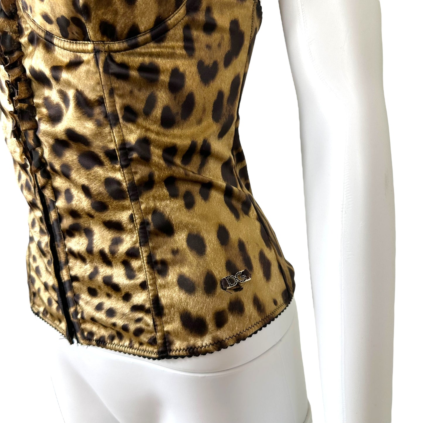 Dolce & Gabbana Underwear Leopard Print Corset