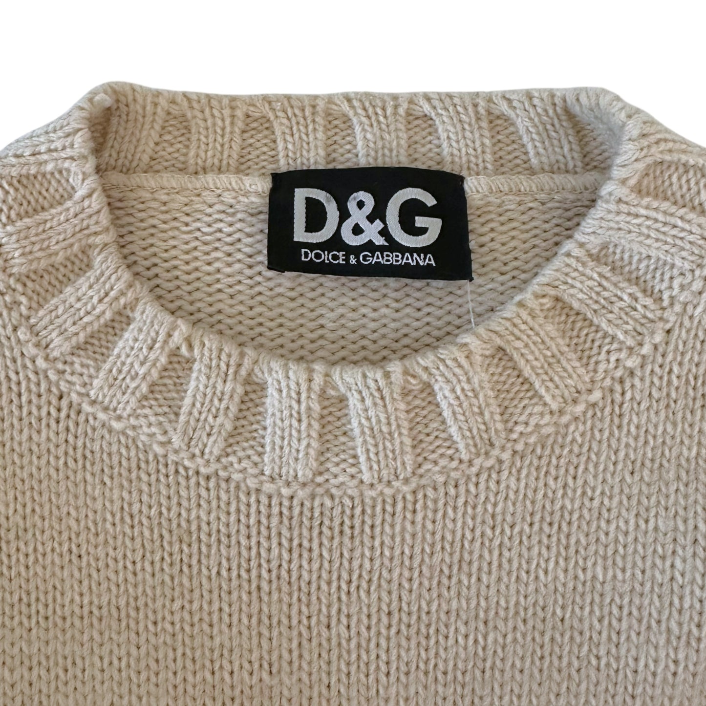 D&G Dolce & Gabbana Wool Logo Sweater - Outfit Repeater