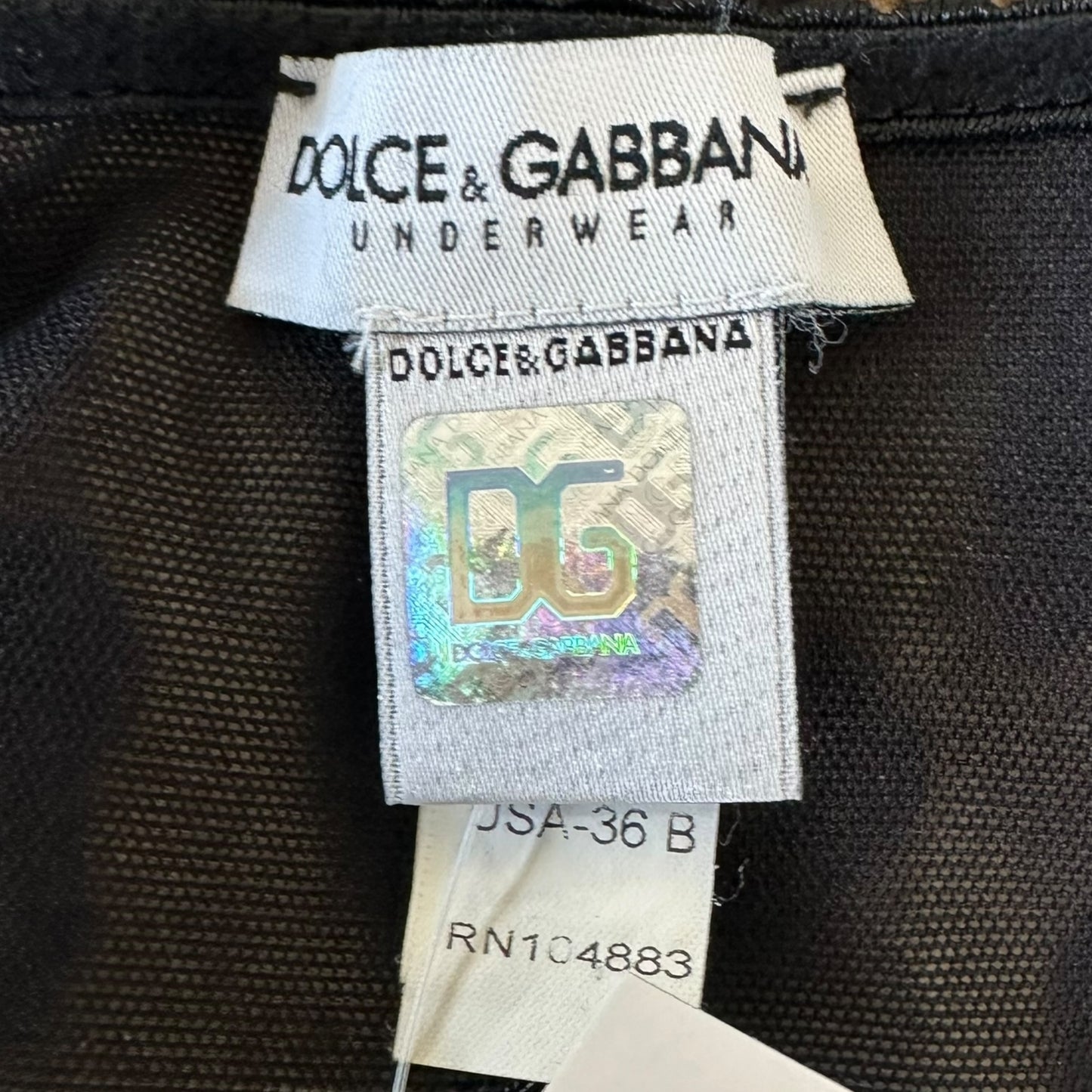 Dolce & Gabbana Underwear Leopard Print Corset
