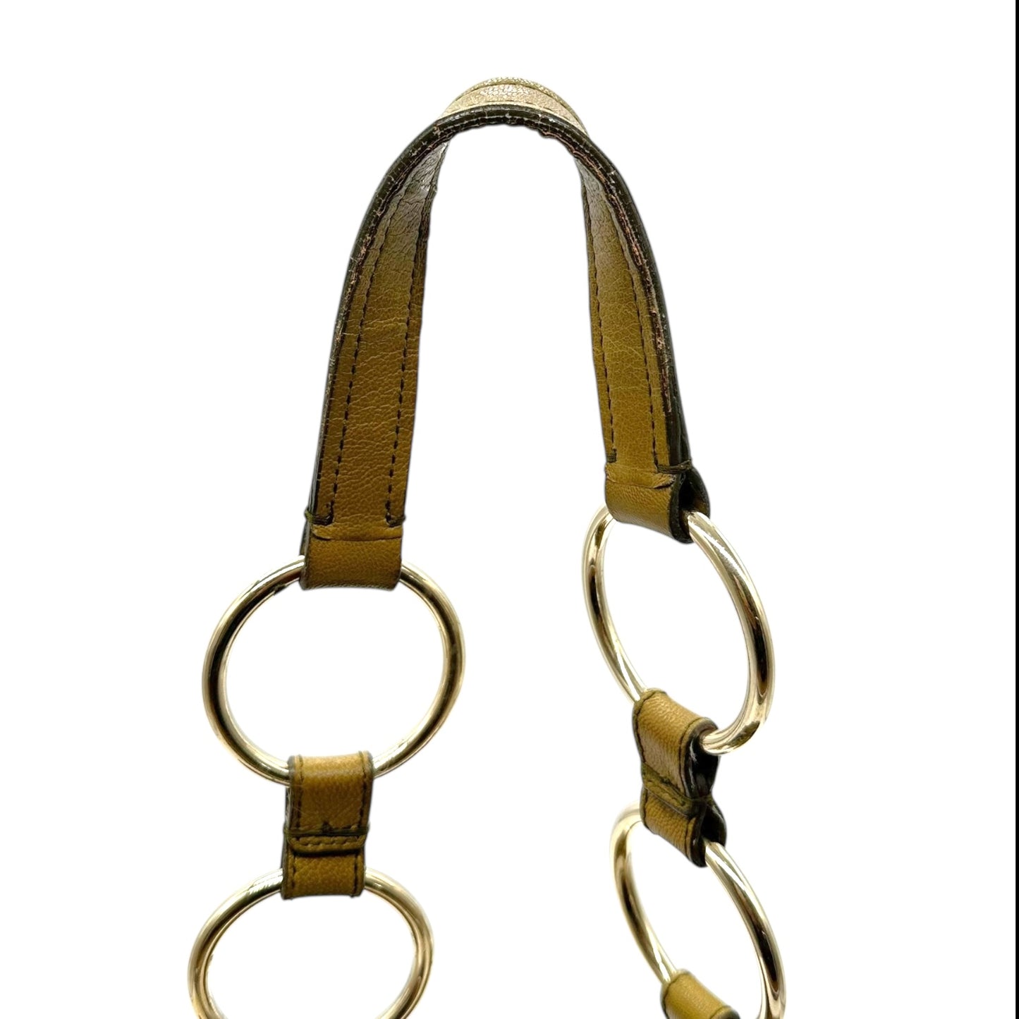 Yves Saint Laurent by Tom Ford Khaki Suede Fringe Shoulder Bag