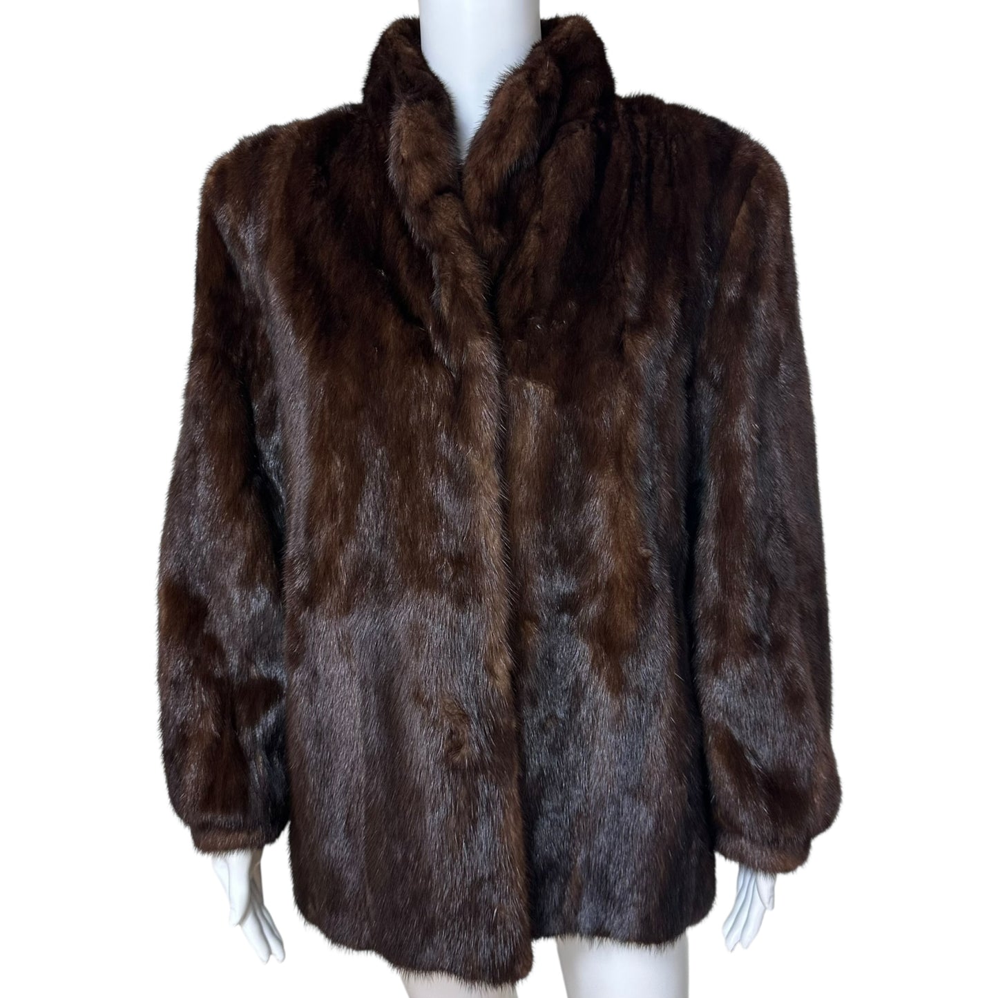 Chloe x Saga Brown Mink Fur Coat
