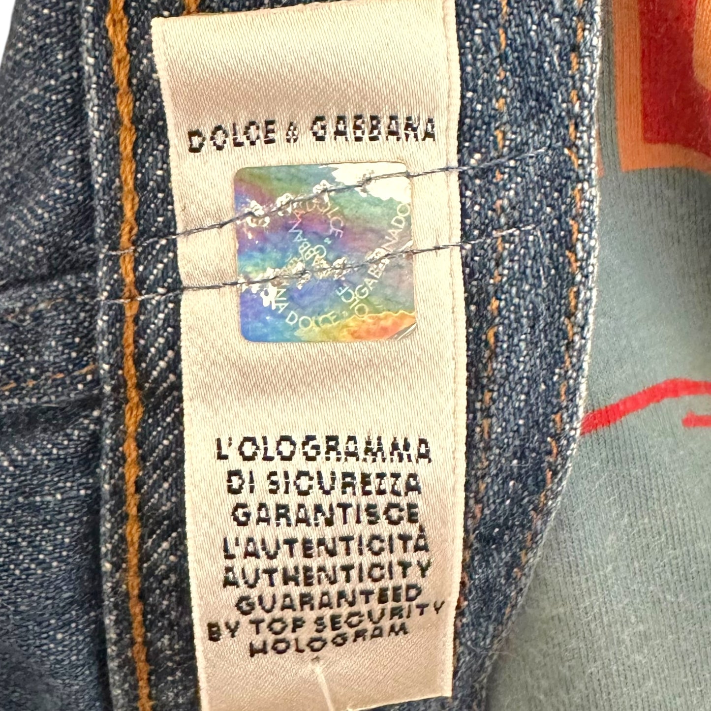 D&G Dolce & Gabbana 'T-Shirt' Patchwork Graphic Denim Jacket