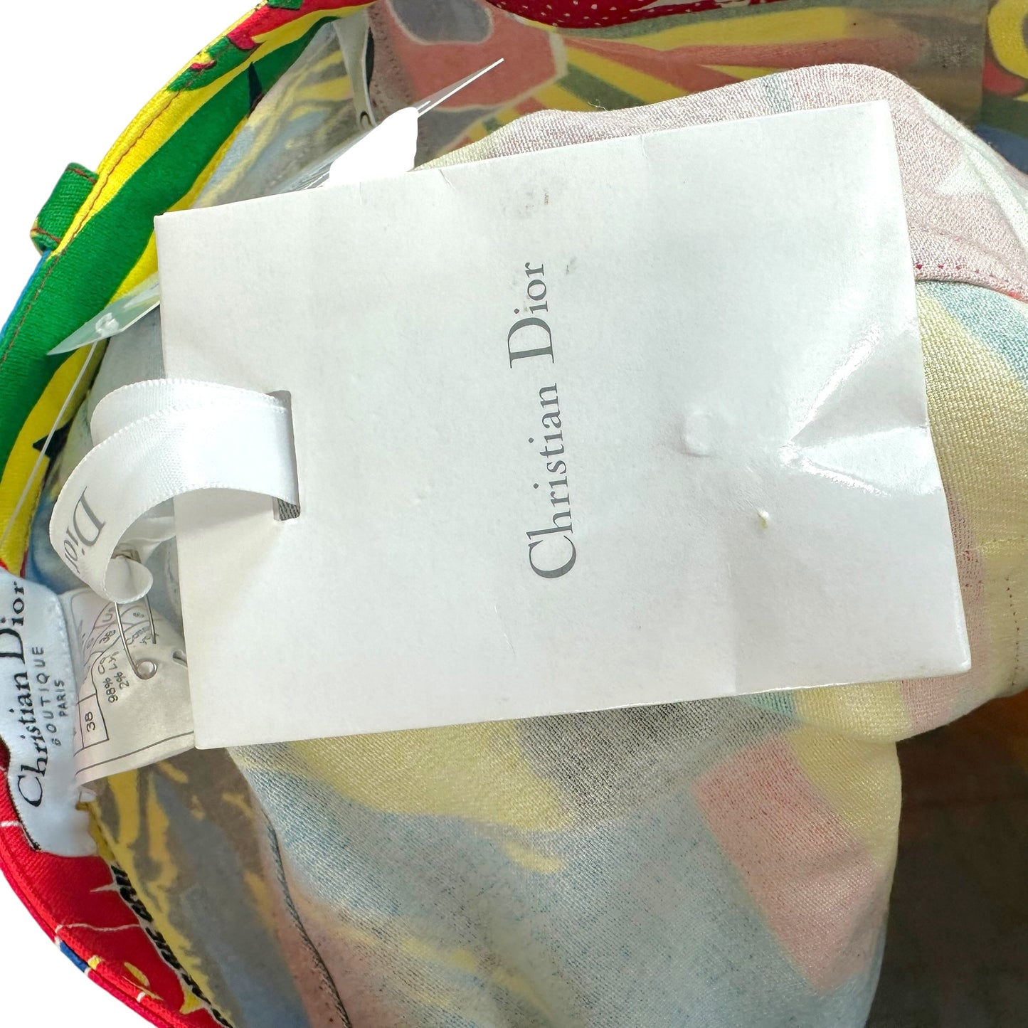 Christian Dior S/S 2004 Rasta Comic Print Mini Skirt NEW