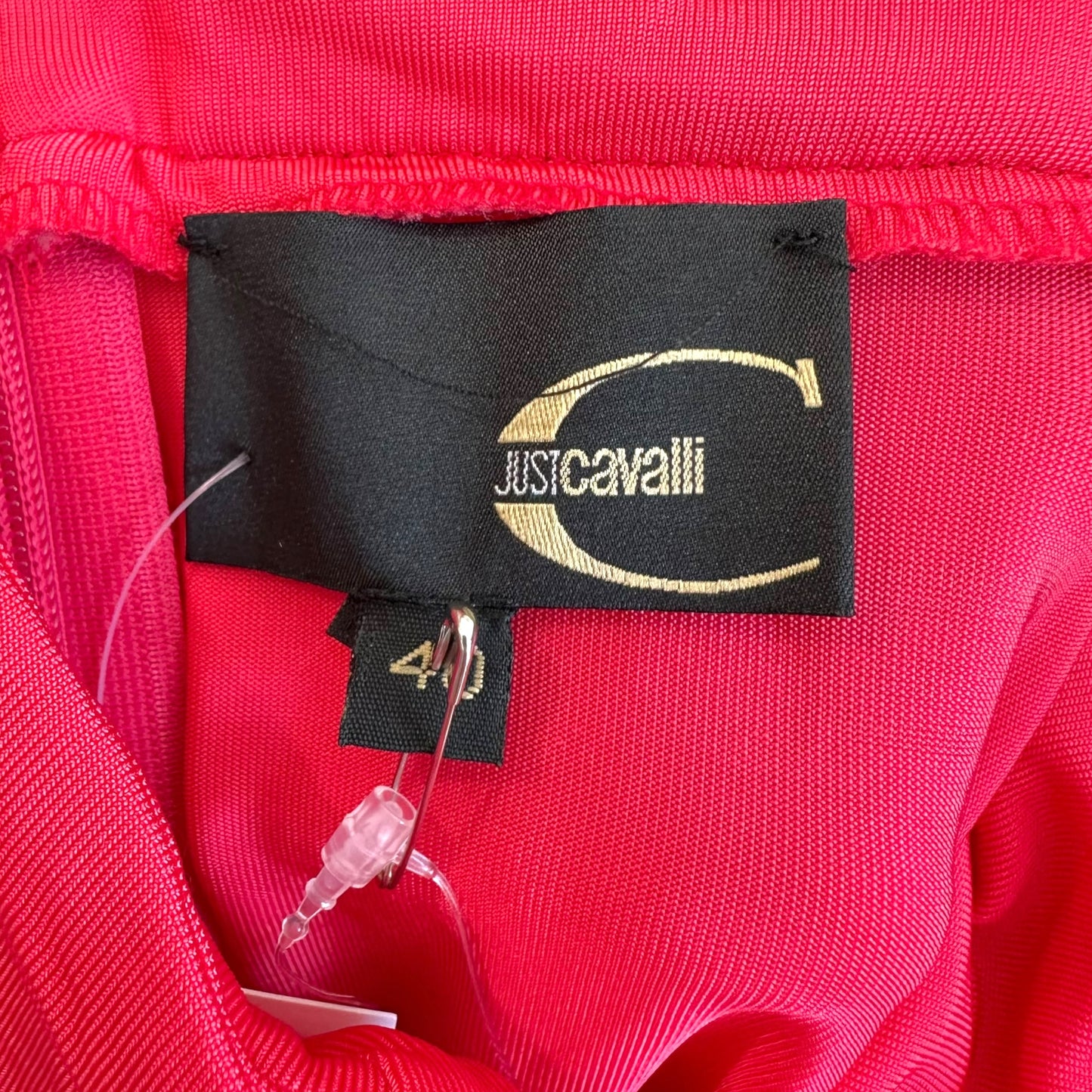 Just Cavalli Roberto Cavalli Fuschia Pink Halter Mini Dress NEW