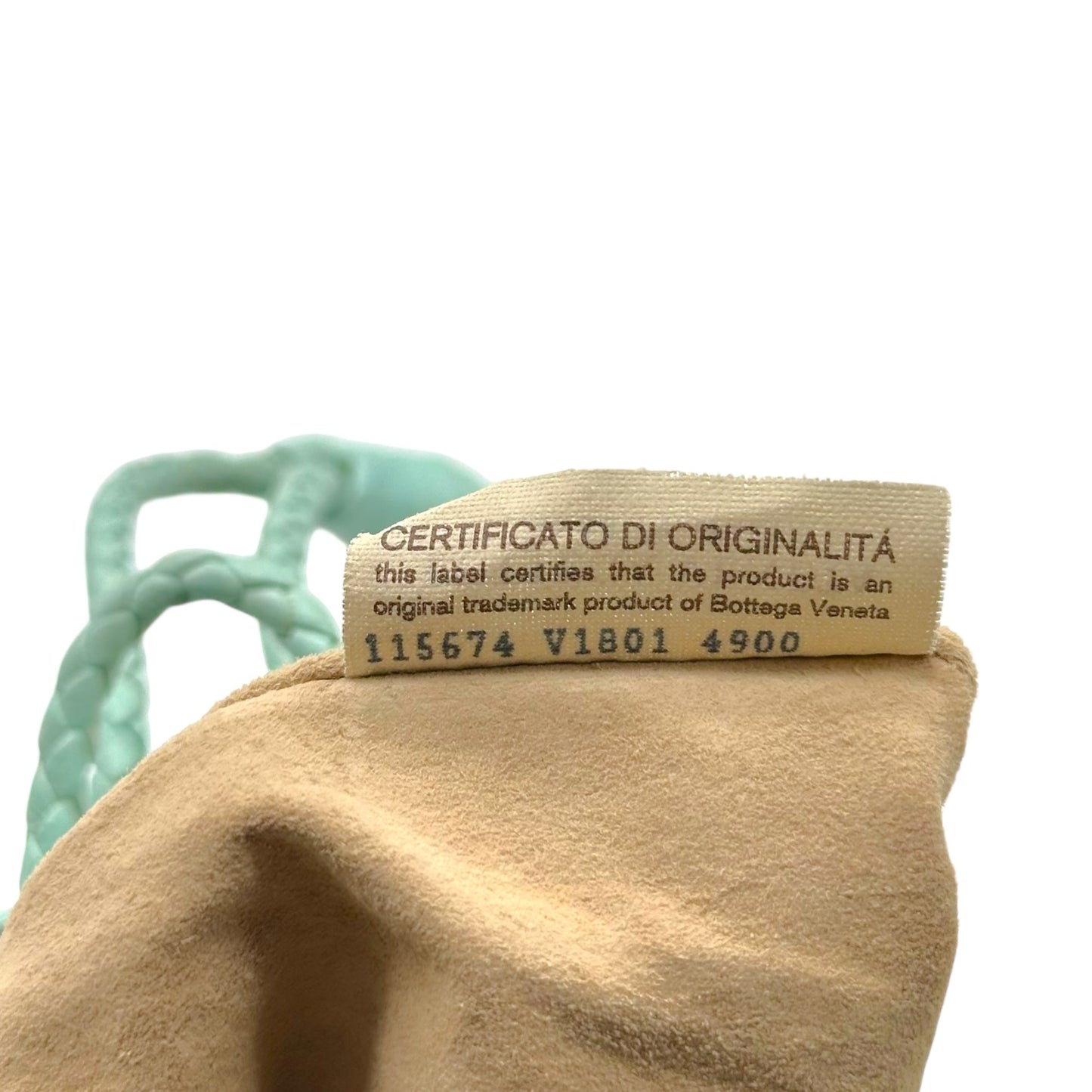 Bottega Veneta Aqua Blue Leather Fringe Drawstring Clutch Bag