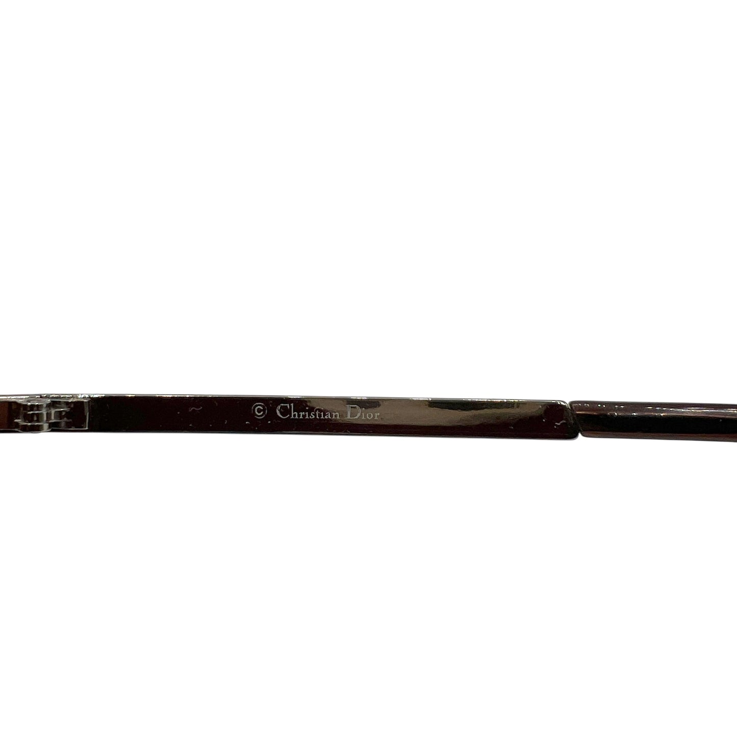 Christian Dior Adiorable1 Brown & Silver Rimless Gradient Sunglasses w/ Case