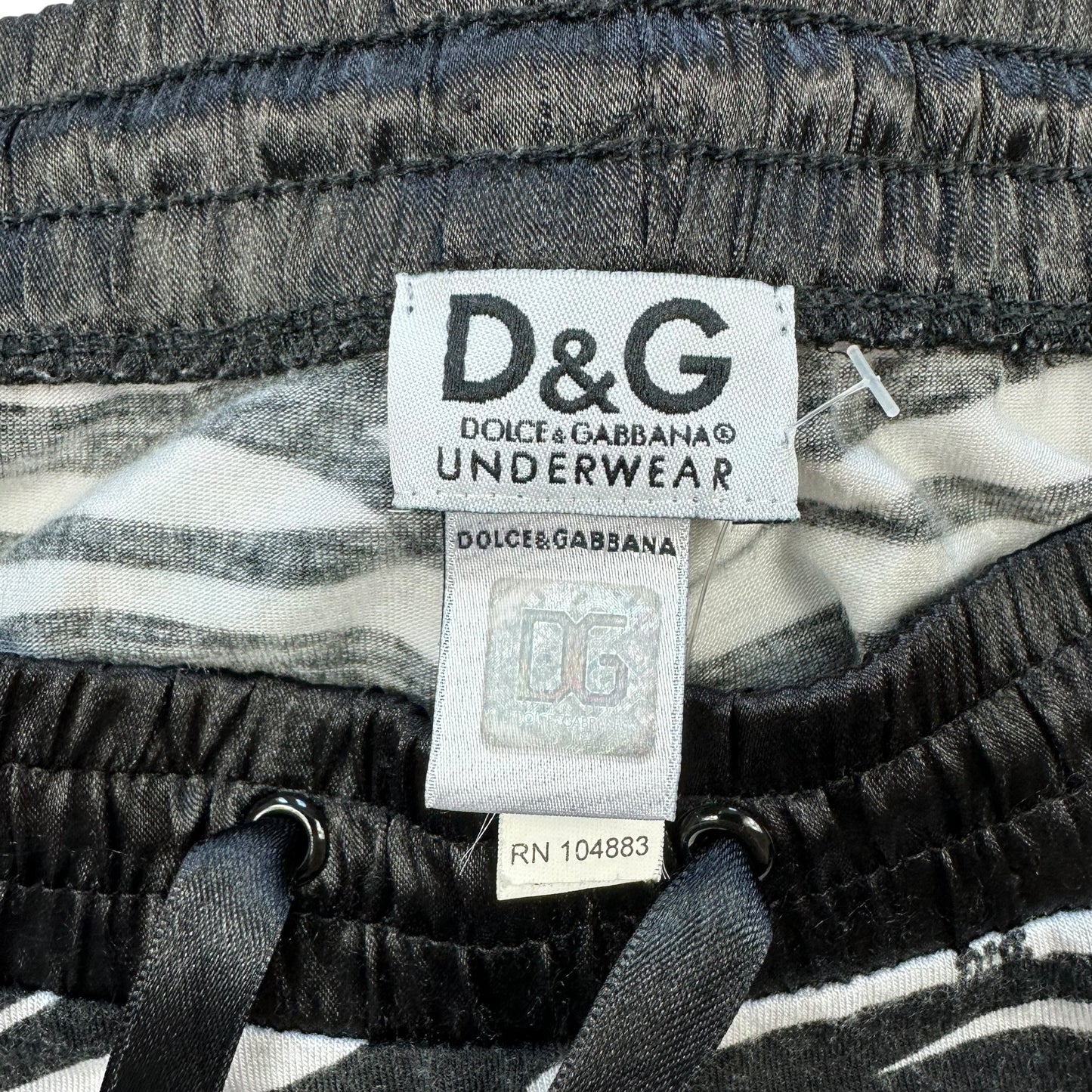 D&G Dolce & Gabbana Zebra Print Shorts