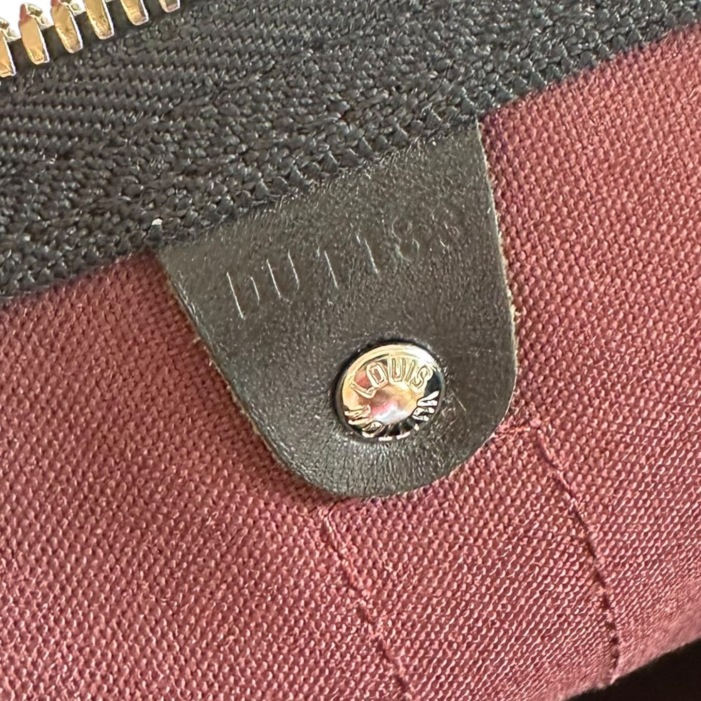 Louis Vuitton Macassar Monogrm Bandouliere 55 Duffle Bag