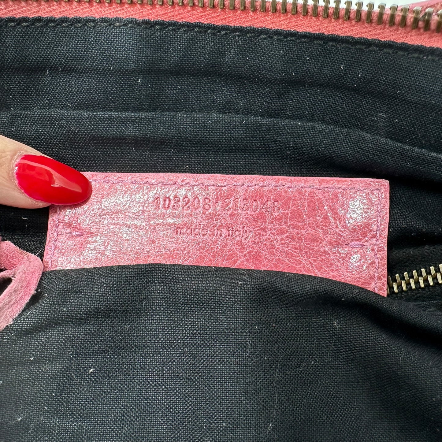 Balenciaga Light Pink Leather City Bag - Outfit Repeater