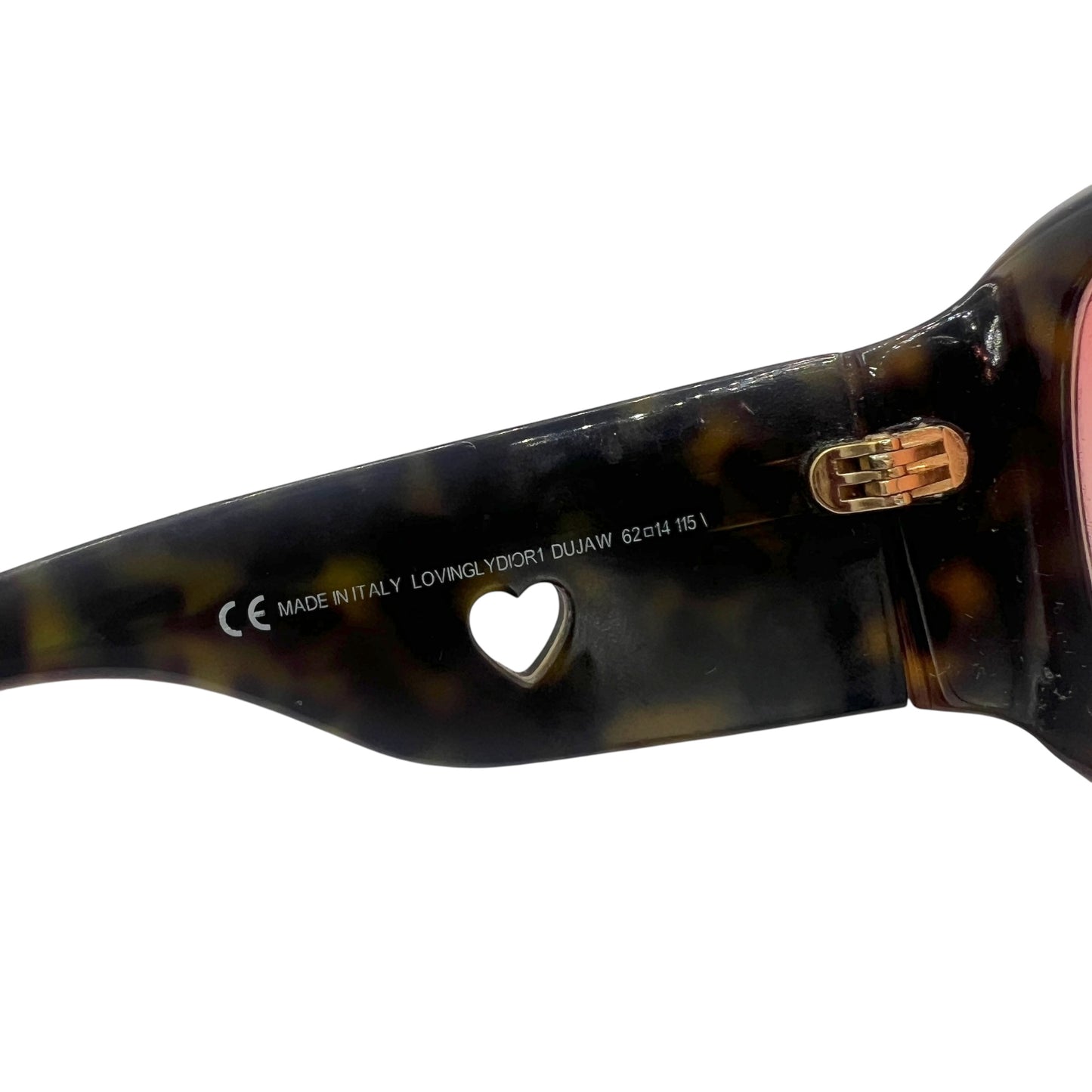 Christian Dior LovinglyDior1 Tortoise & Pink Oversized Sunglasses