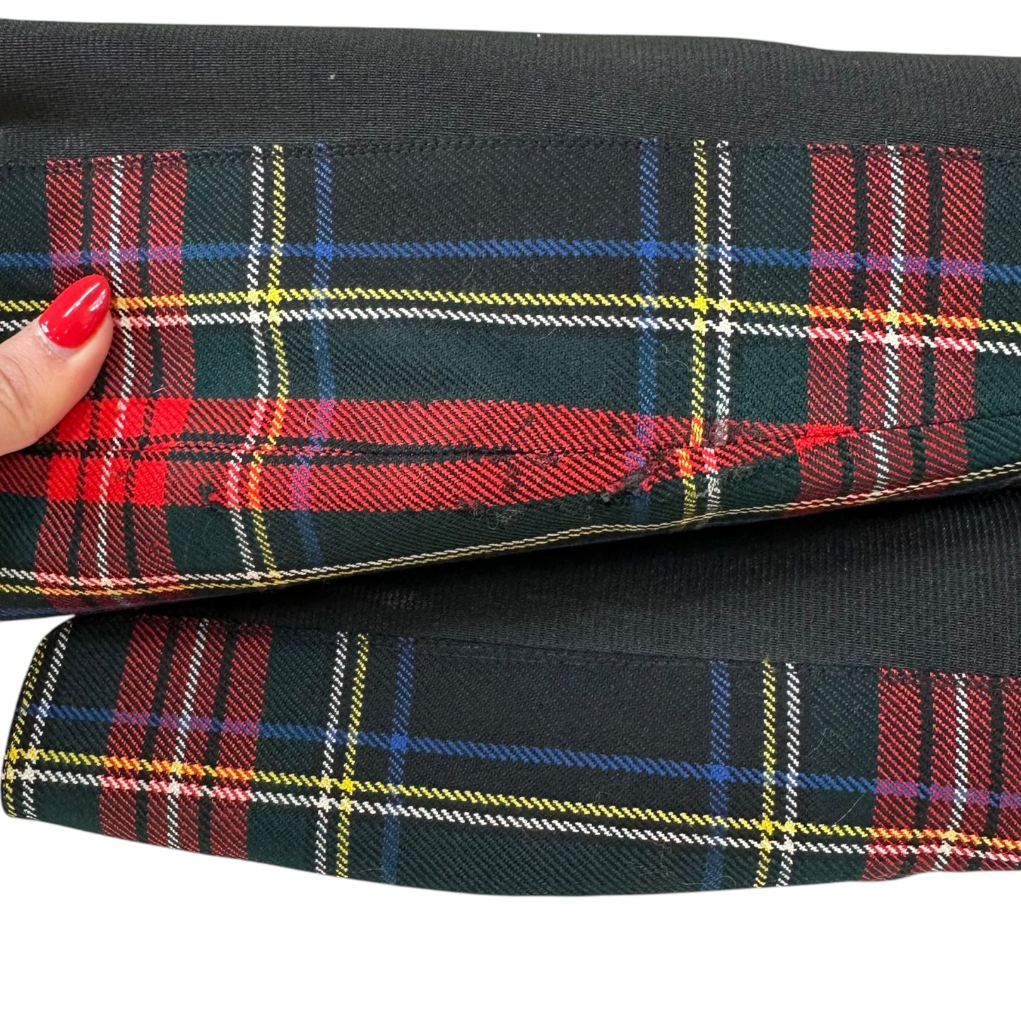 Dolce & Gabbana Red Tartan Pointed Toe Boots - Outfit Repeater