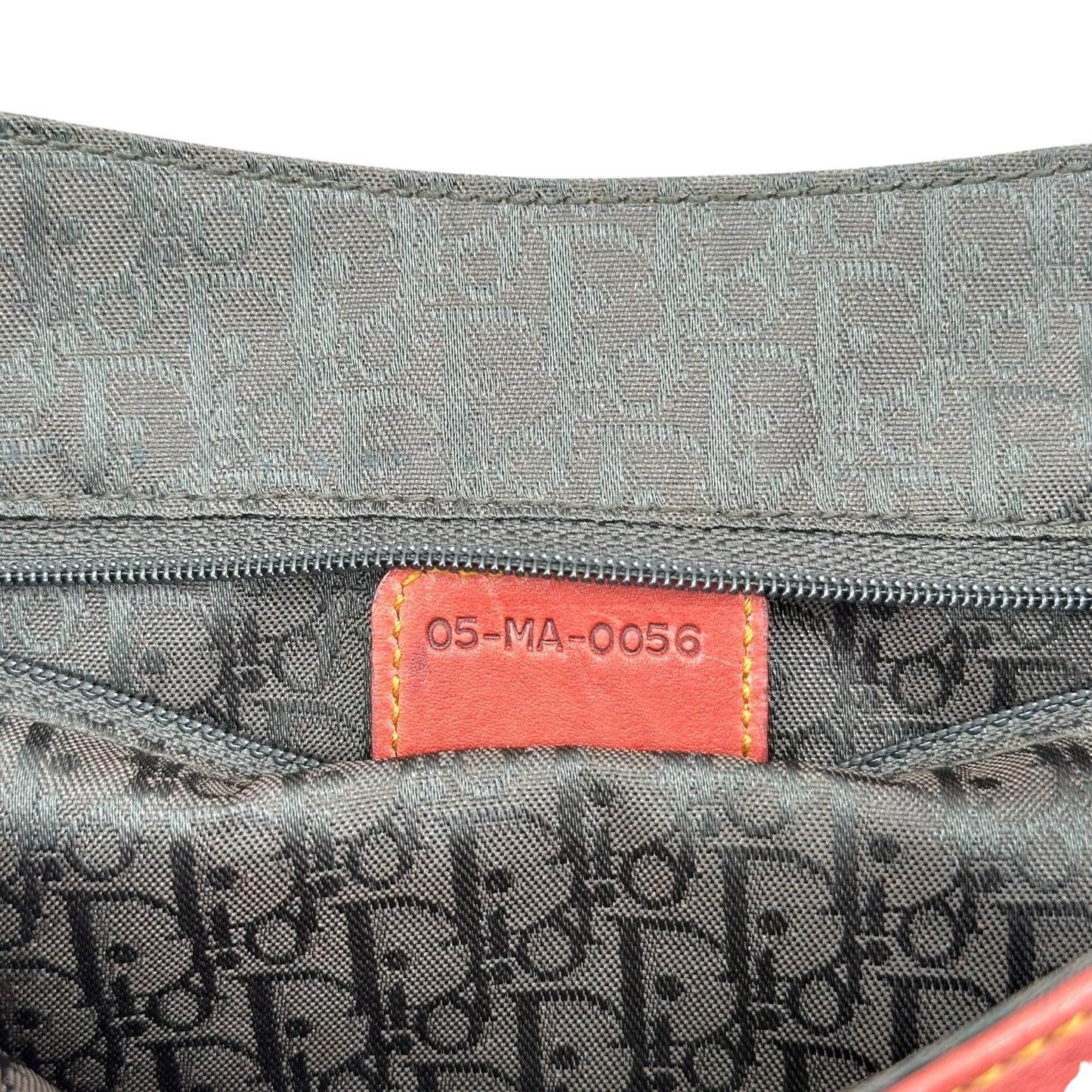 Christian Dior Burgundy Leather Gaucho Saddle Shoulder Bag