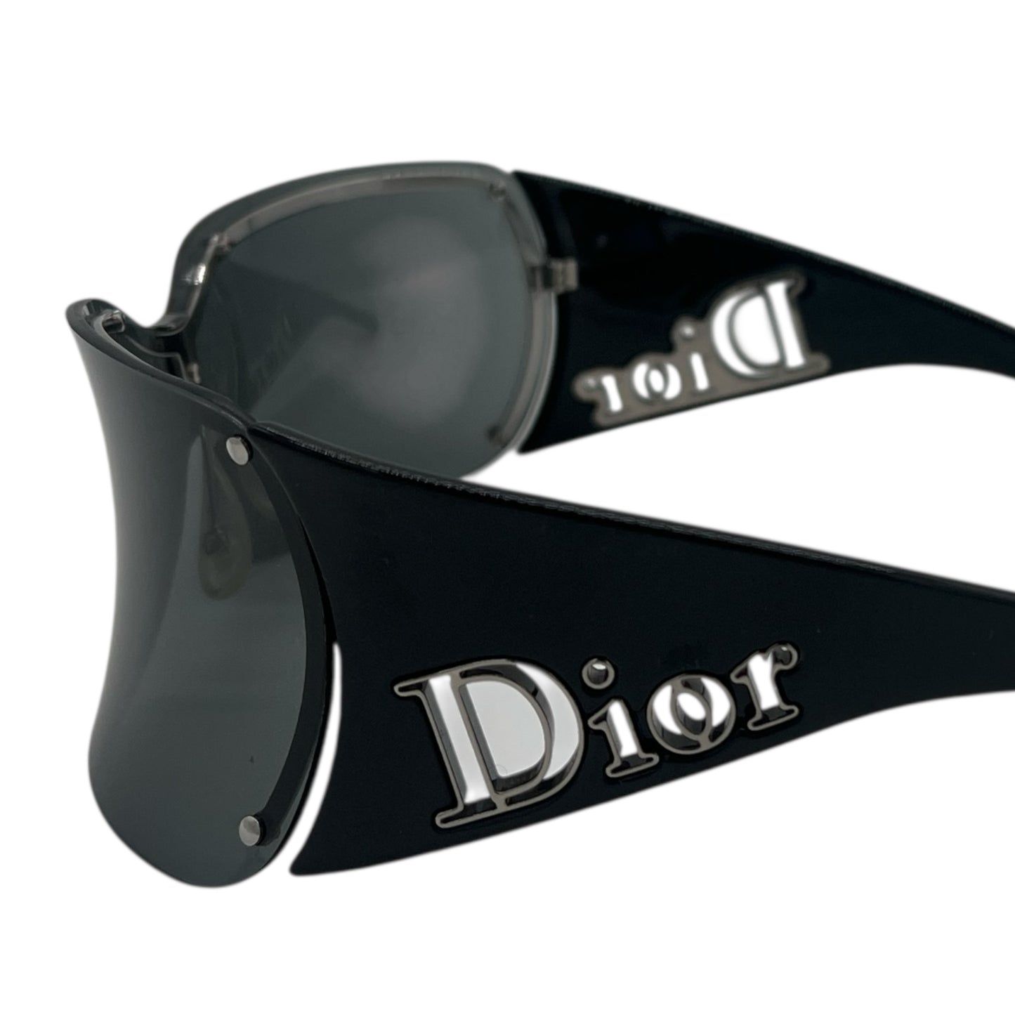 Christian Dior Parabole2 Black Shield Sunglasses