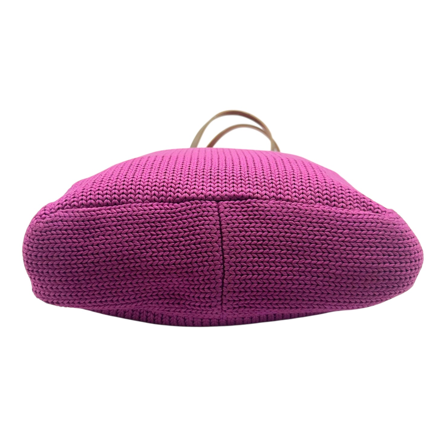 Fendi Hot Pink Knit Mini Tote Bag