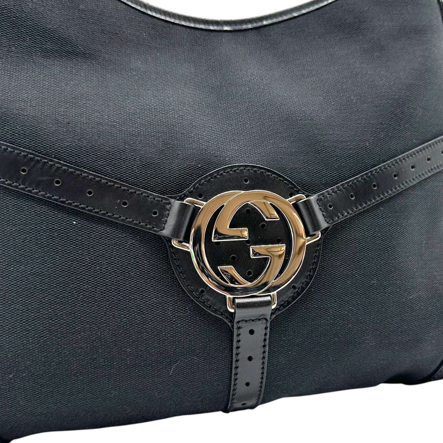 Gucci by Tom Ford Black 'Thong' Bag