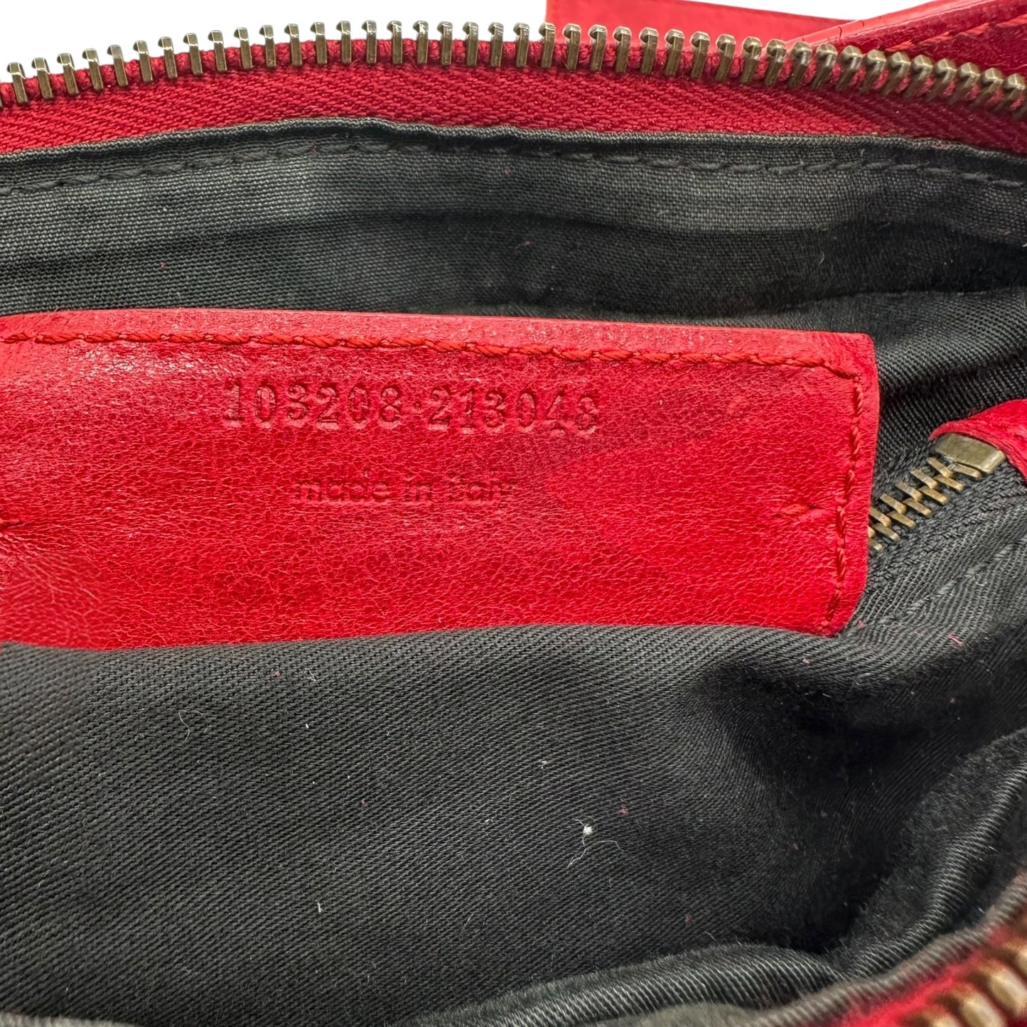 Balenciaga Red Leather First City Bag - Outfit Repeater