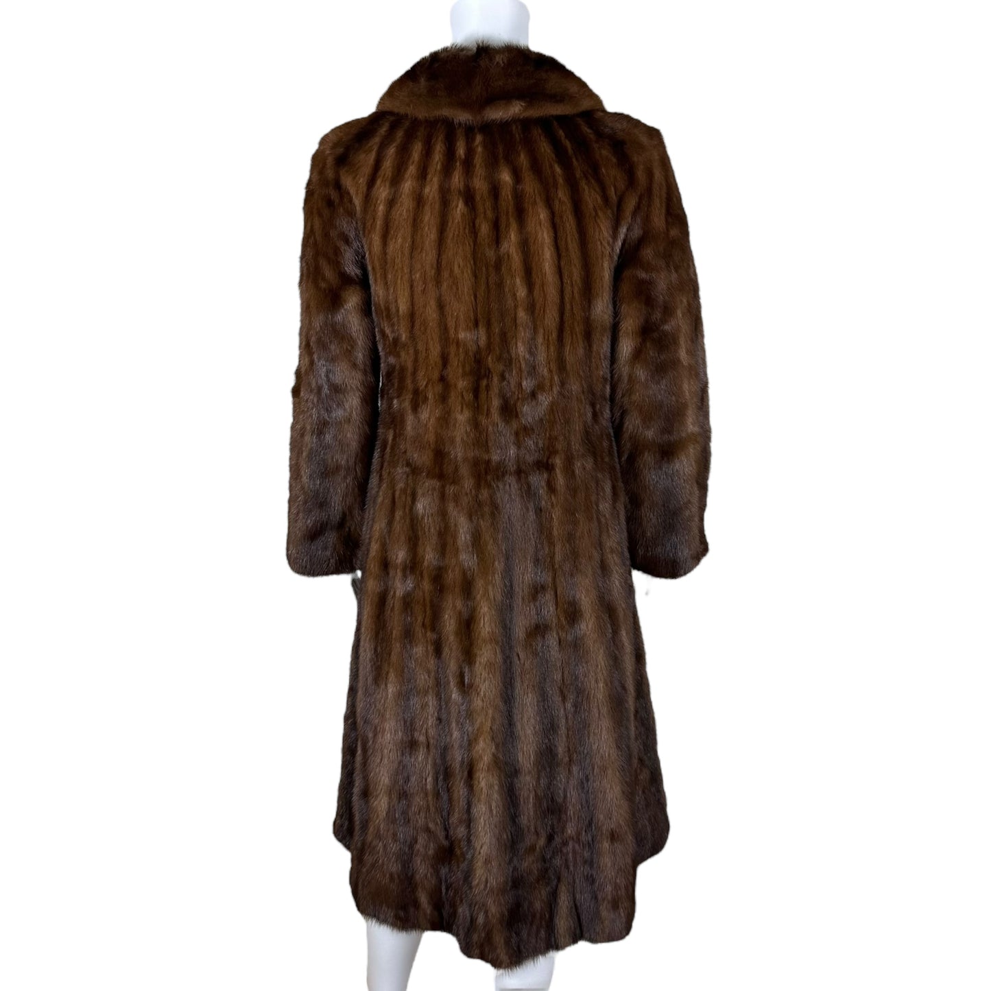 Vintage Saga Mink Fur Long Trench Coat