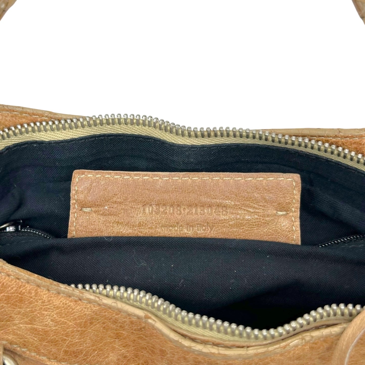 Balenciaga Brown Leather First City Bag
